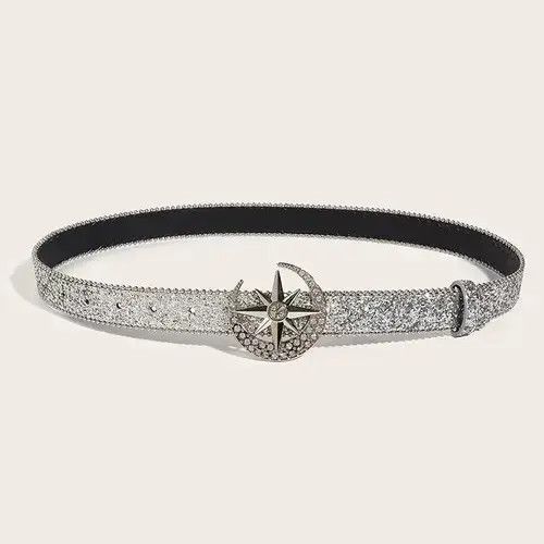 Japanese Brand Moon Rhinestone Belt Size ONE SIZE - 2 Thumbnail