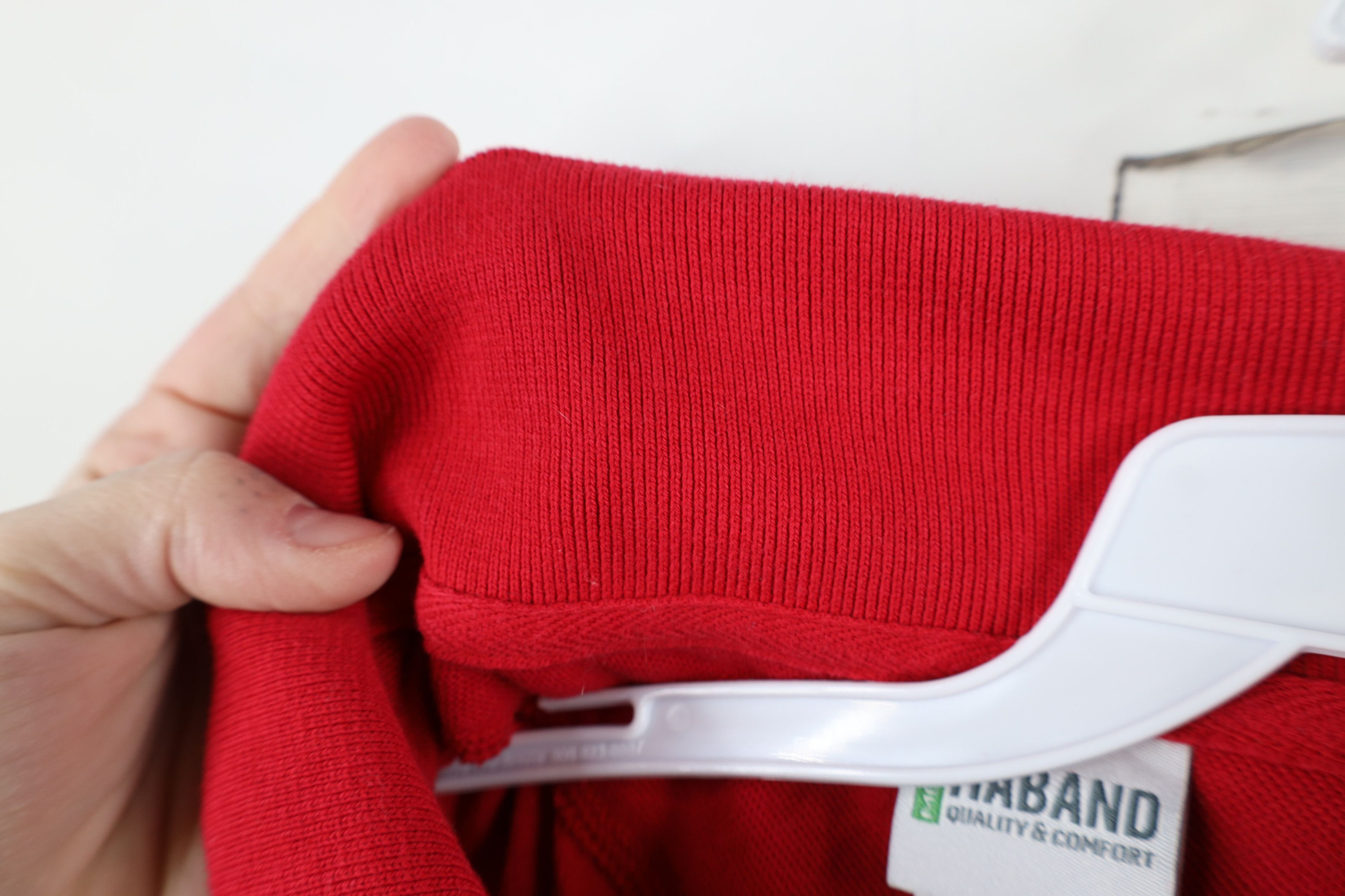 Vintage Vintage 90s Streetwear Knit Collared Golf Polo Shirt Red Size US M / EU 48-50 / 2 - 10 Thumbnail