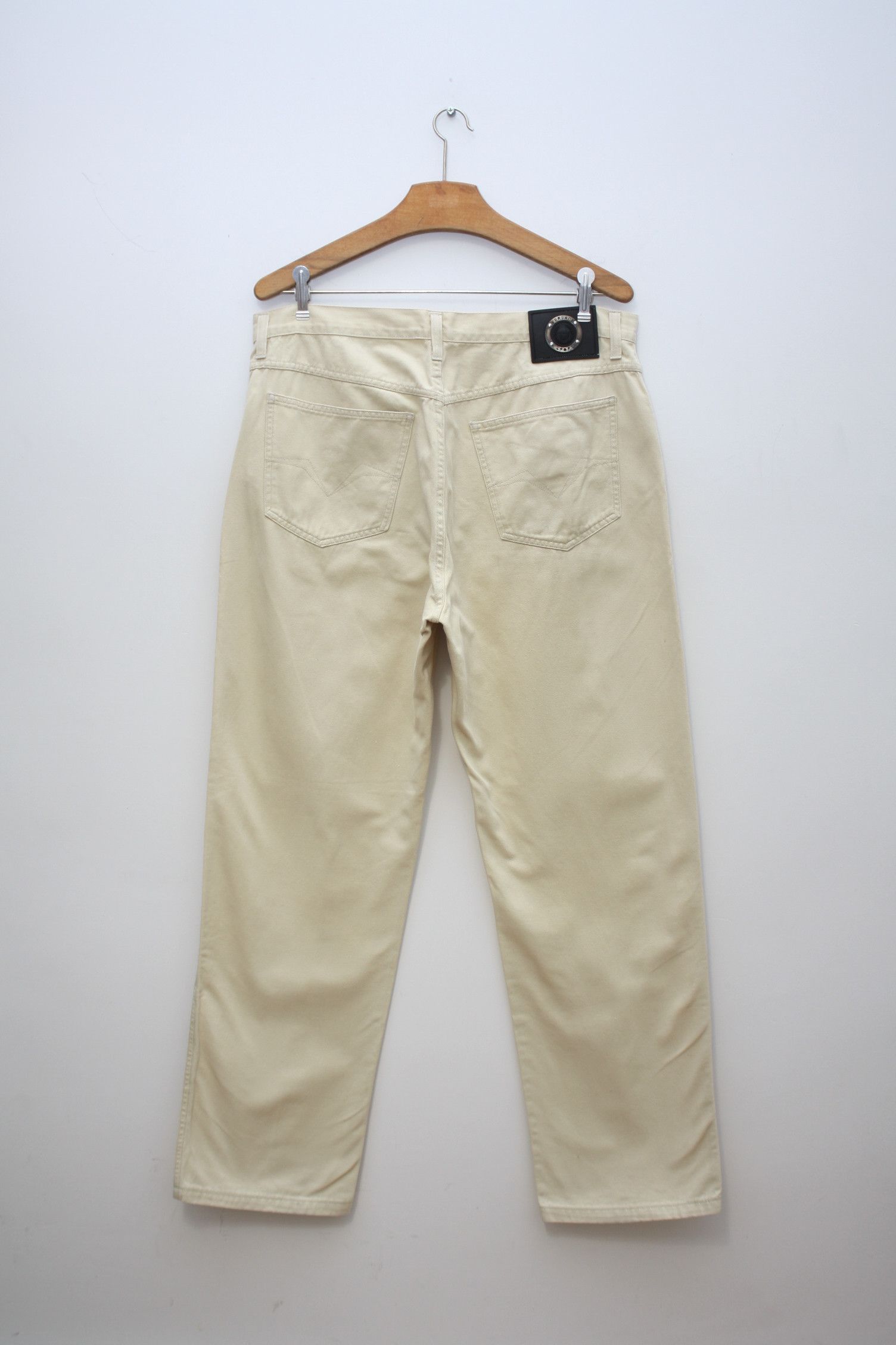 Versace Versace Sport Vintage Beige Denim Pants Men's Made In Italy Size US 34 / EU 50 - 2 Thumbnail