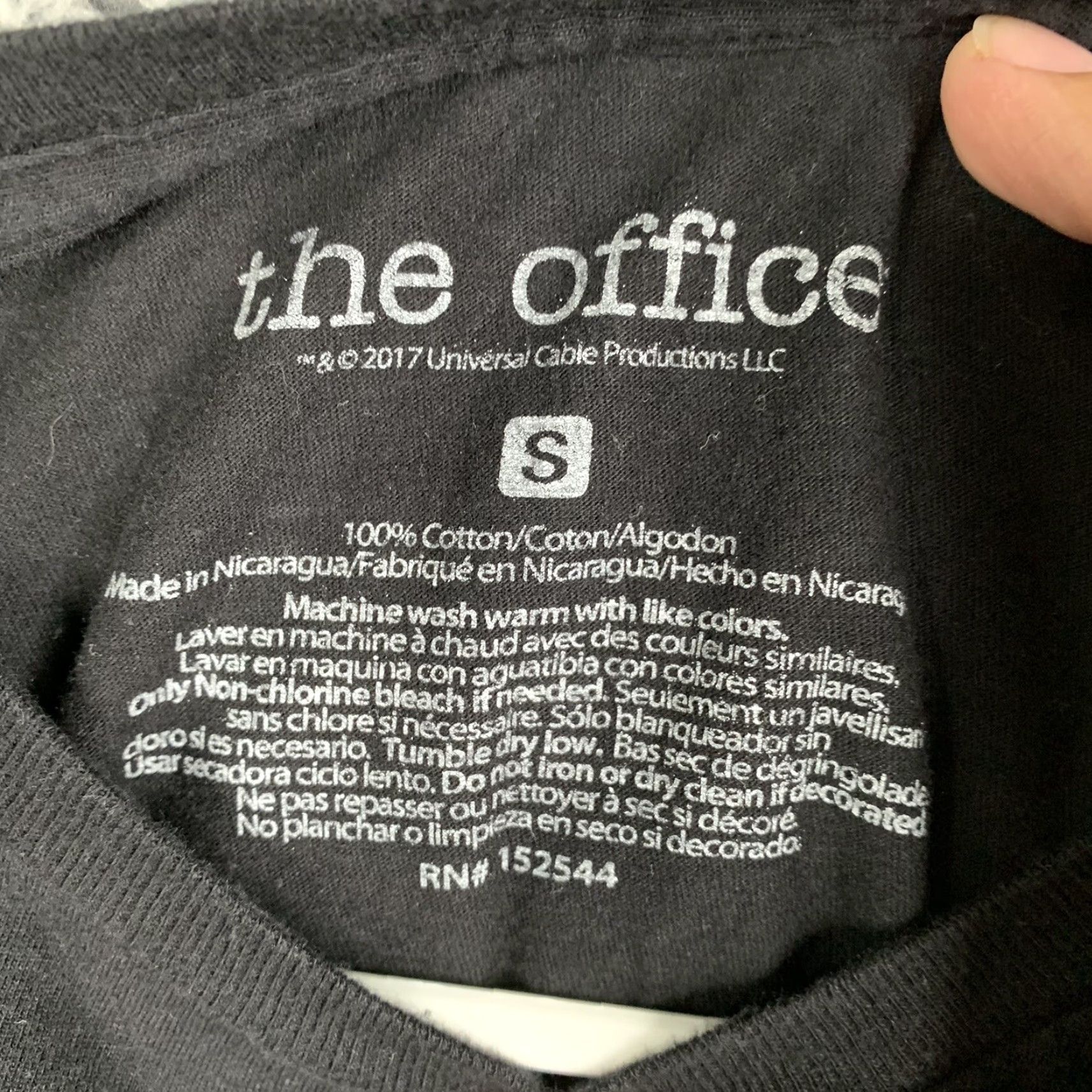 Vintage The Office Shirt Womens Small Black DWIGHT SCHRUTE TV Show Fanwear Tee Shirt Size S / US 4 / IT 40 - 7 Thumbnail