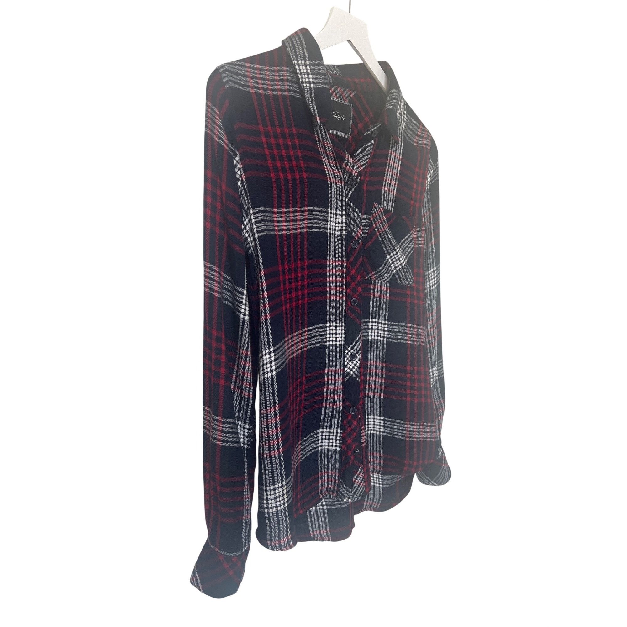 Rails Rails Hunter Plaid Button-Down Shirt Size XS / US 0-2 / IT 36-38 - 4 Thumbnail