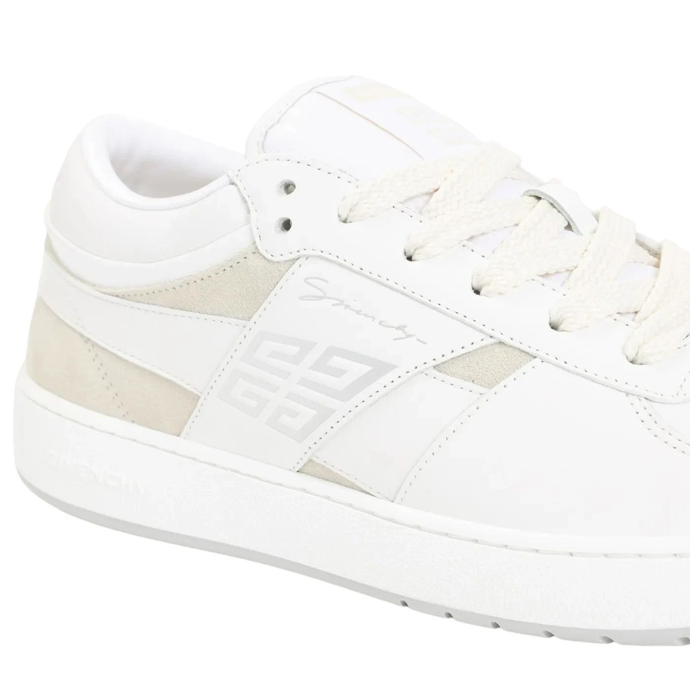 Givenchy GIVENCHY G Move White/Beige Leather Sneakers New Authentic Size US 6 / EU 39 - 4 Thumbnail