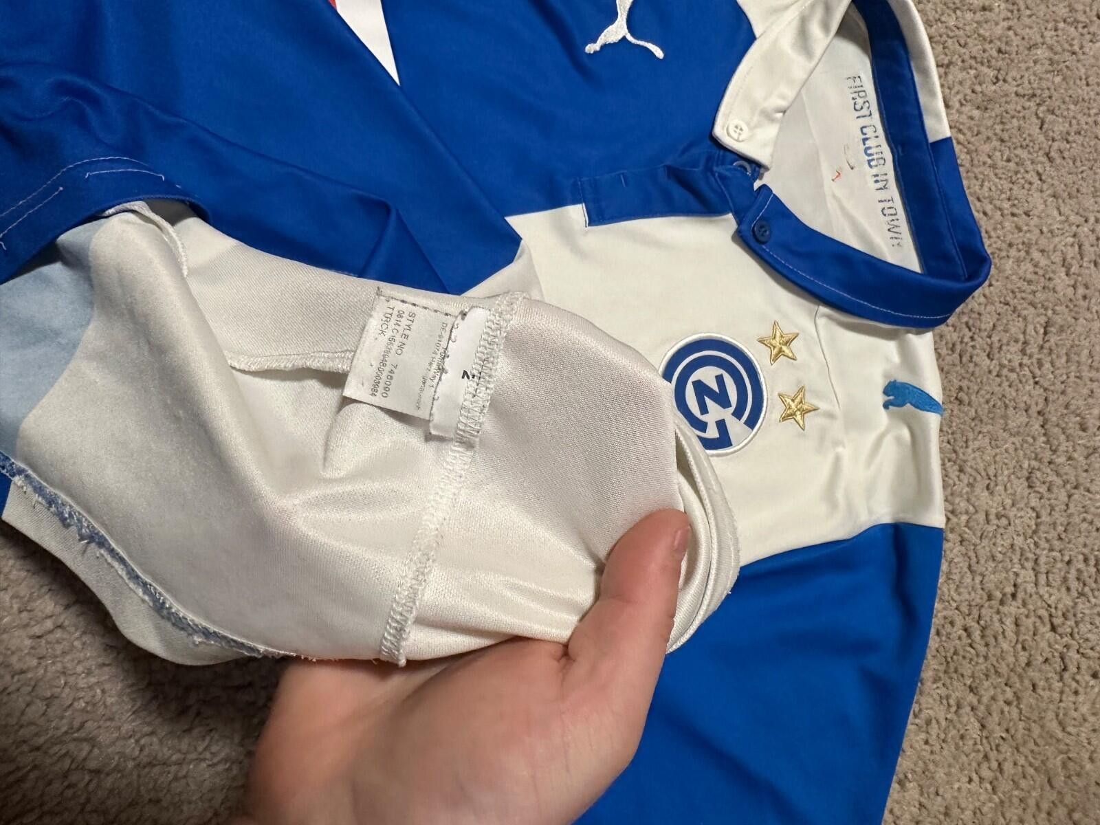 Puma GRASSHOPPERS-CLUB ZURICH 2014 HOME SHIRT PUMA JERSEY SOCCER Size US M / EU 48-50 / 2 - 5 Thumbnail