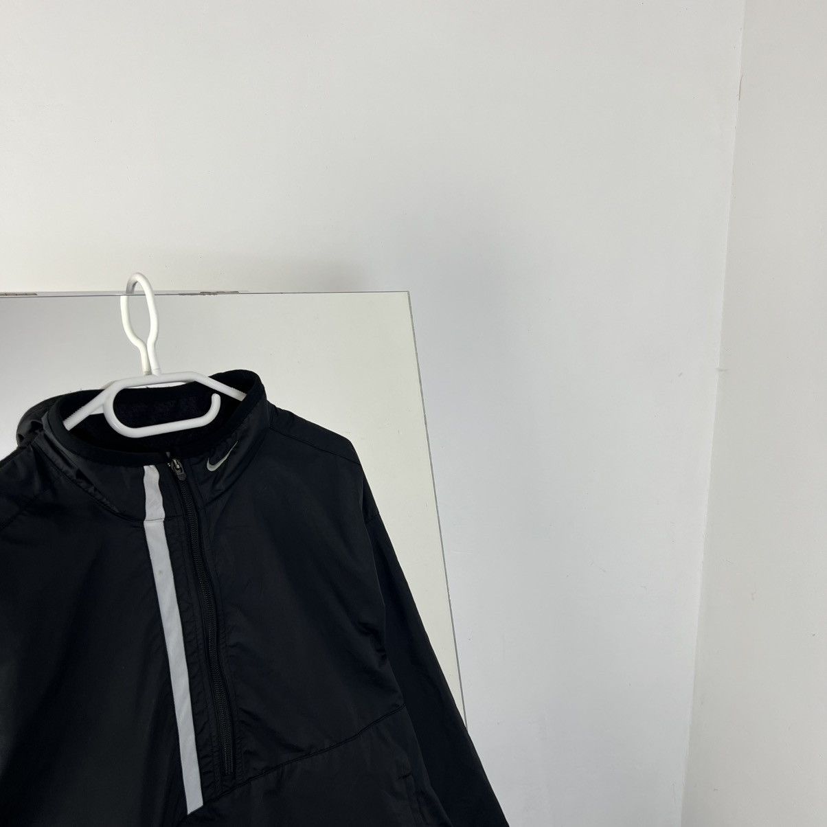 Nike Vintage Y2K Nike Swoosh 1/2 Zip Up Light Jacket Size US XL / EU 56 / 4 - 2 Thumbnail