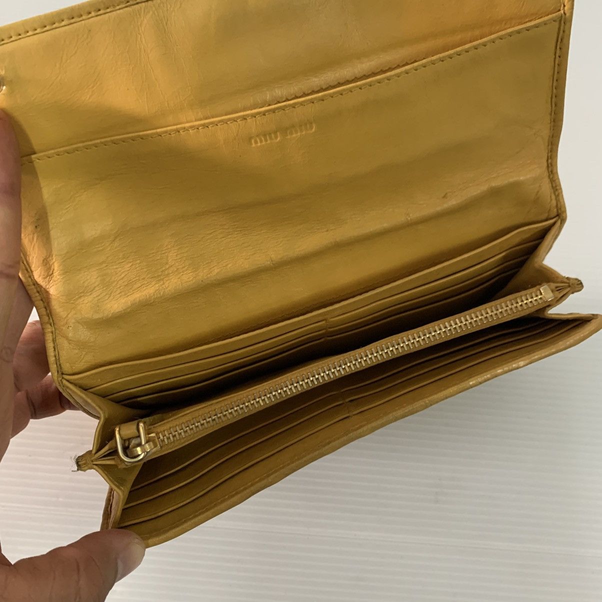 Miu Miu Miu Miu Leather Long Wallet Size ONE SIZE - 9 Thumbnail