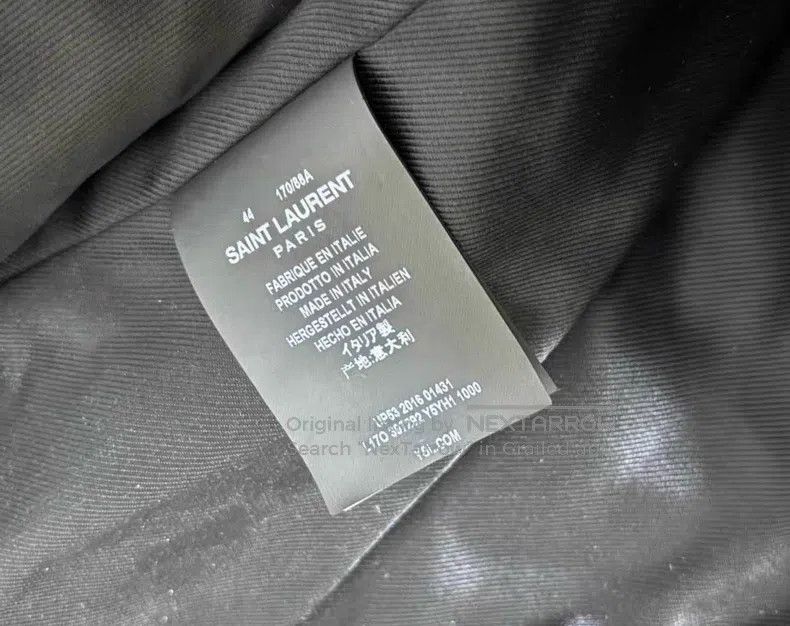 Saint Laurent Paris Saint Laurent Paris Cowhide Leather Jacket Size US S / EU 44-46 / 1 - 6 Thumbnail