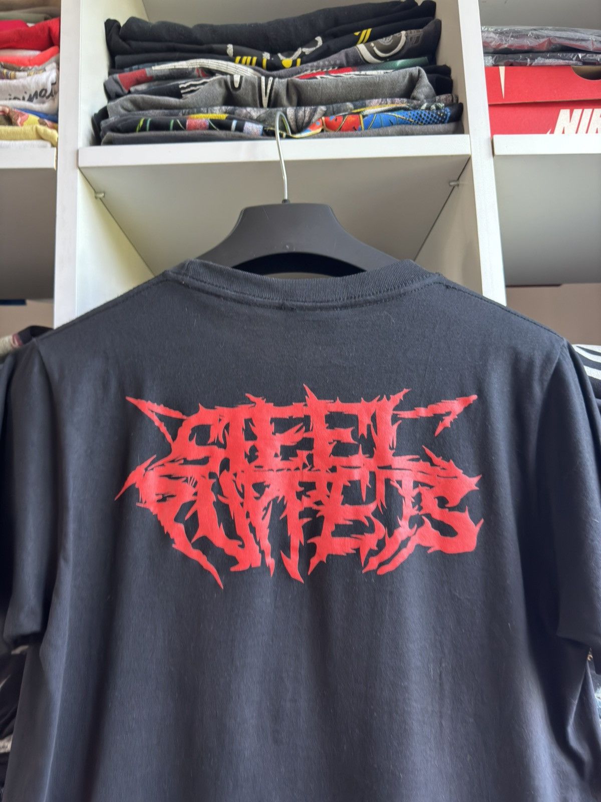 Band Tees × Vintage Vintage Steel Puppets Deathcore Band Tee Size US S / EU 44-46 / 1 - 5 Thumbnail