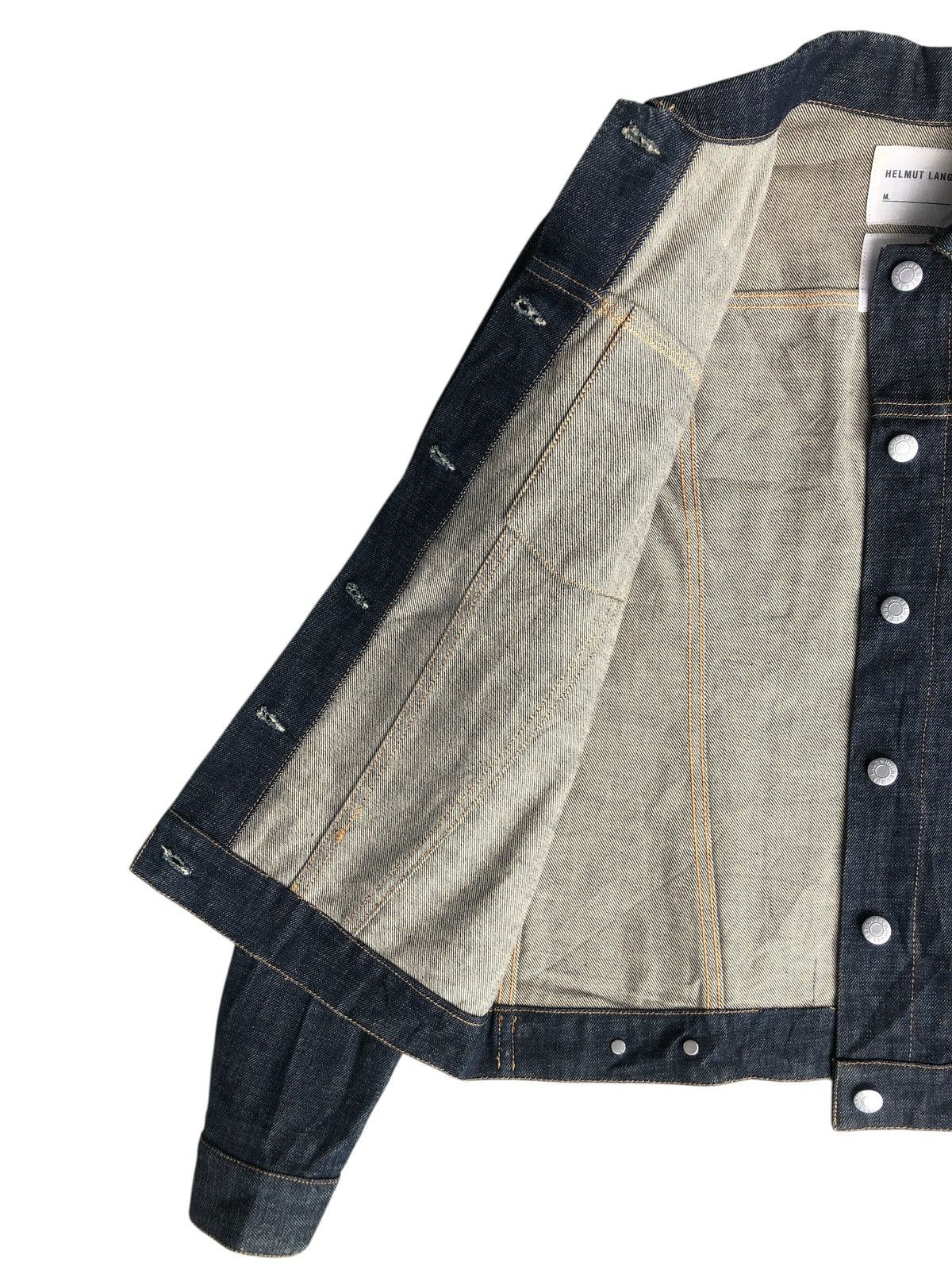 Helmut Lang Helmut Lang Classic Raw Denim Jacket Size US S / EU 44-46 / 1 - 17 Thumbnail