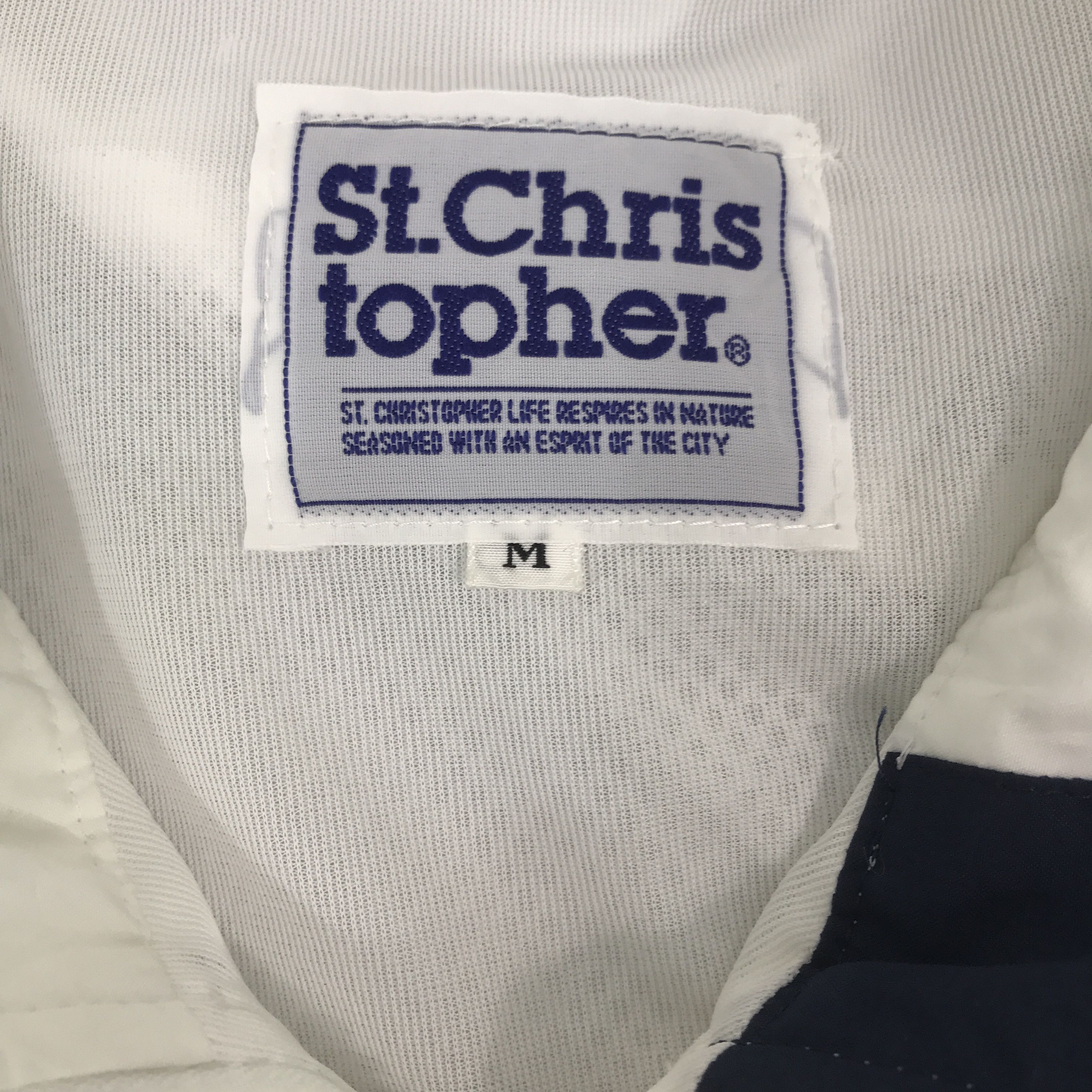 Japanese Brand Rare st.christopher Windbreaker Japan Sport Jacket Size US M / EU 48-50 / 2 - 9 Thumbnail