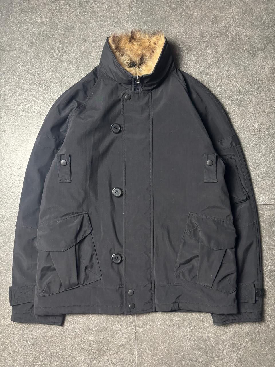 PPFM 2000s PPFM Detachable Fur Jacket Size US L / EU 52-54 / 3 - 6 Thumbnail