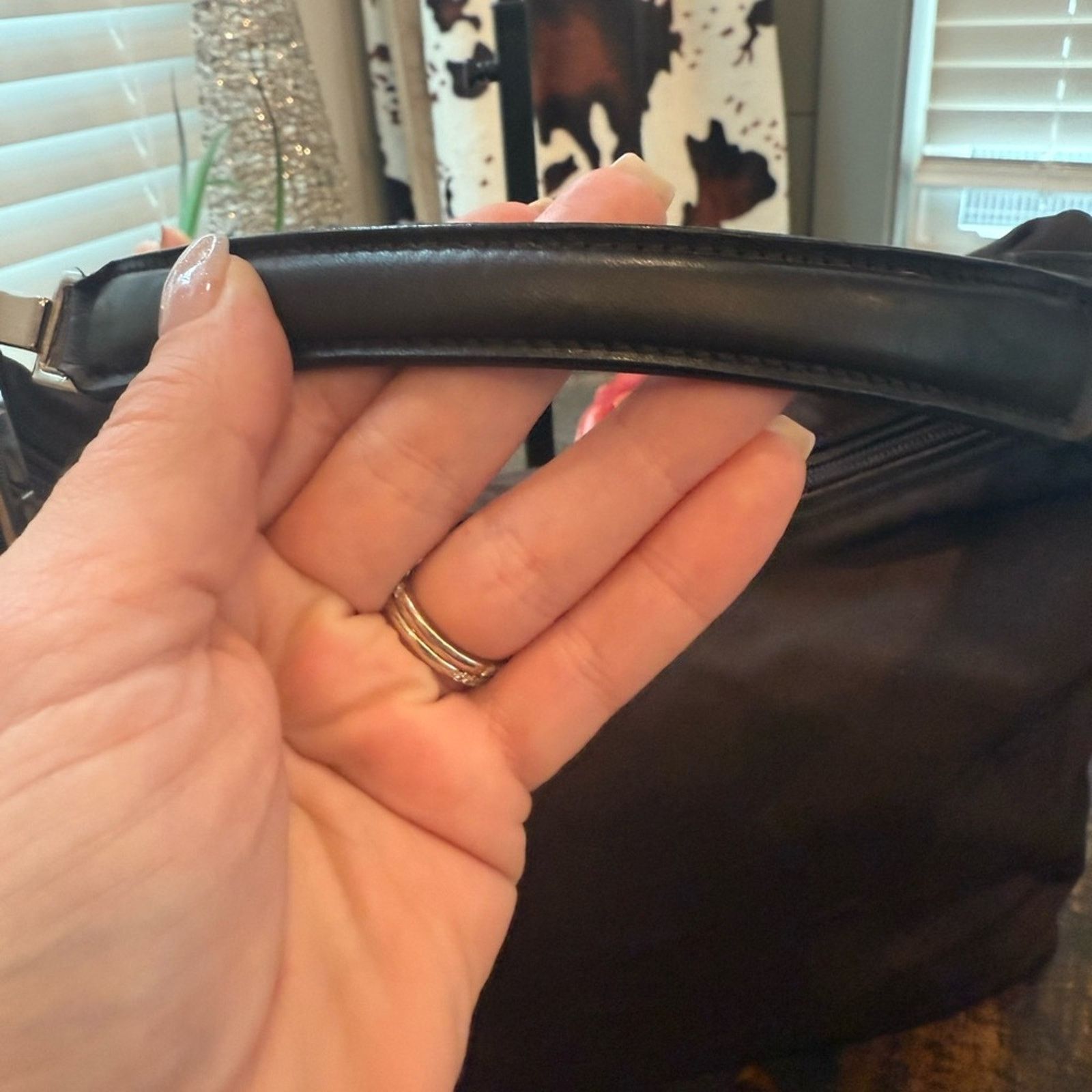 Gucci Gucci Vintage Chocolate Canvas & Leather Bag 00119558444 Size ONE SIZE - 3 Thumbnail