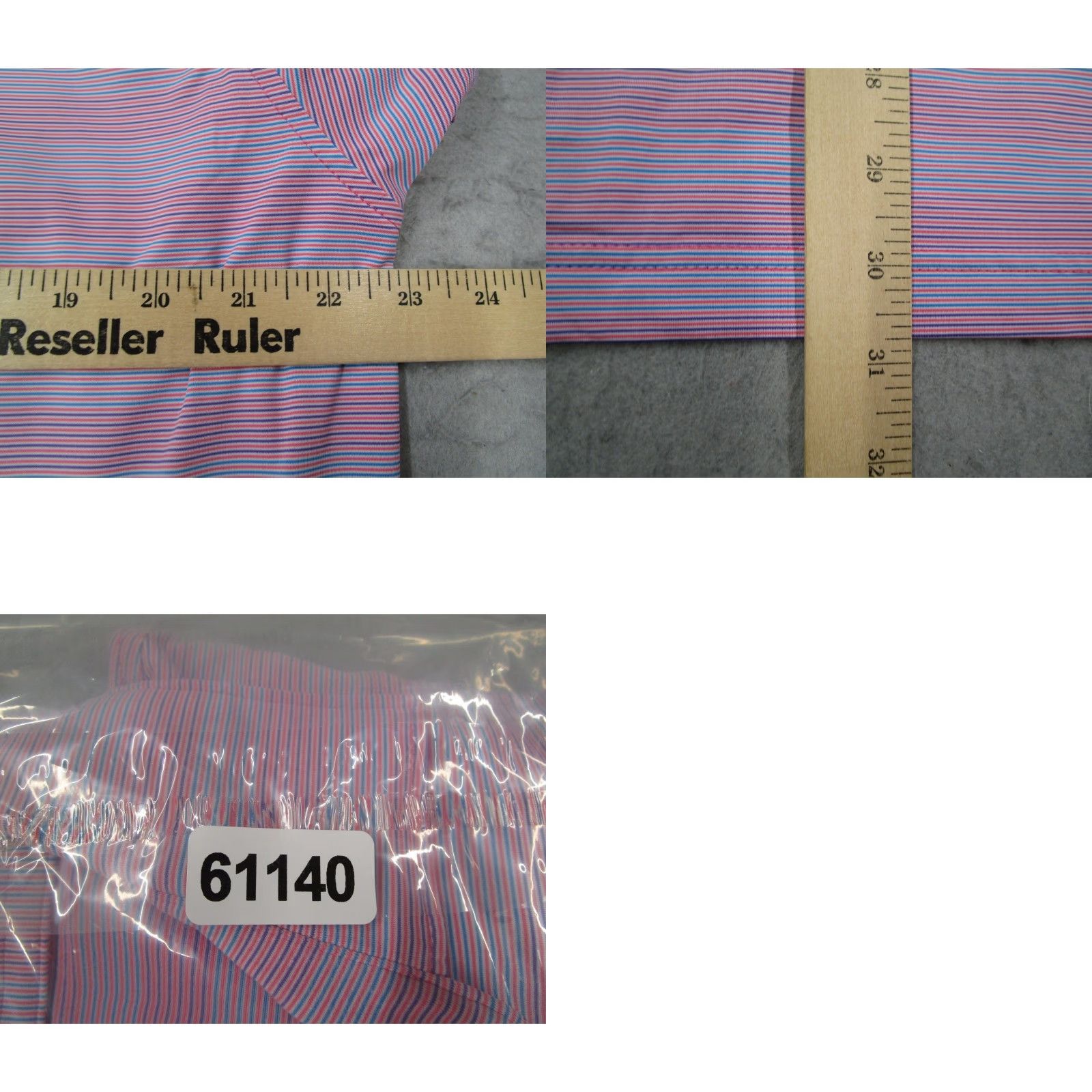 Peter Millar Peter Millar Summer Comfort Polo Shirt Mens Large Pink Blue Stripe MS14EK28S Size US L / EU 52-54 / 3 - 8 Thumbnail