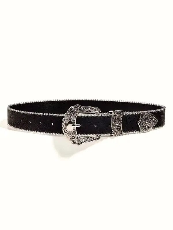 Other 122 cm style american western silver snakeskin boho belt Size ONE SIZE - 2 Thumbnail