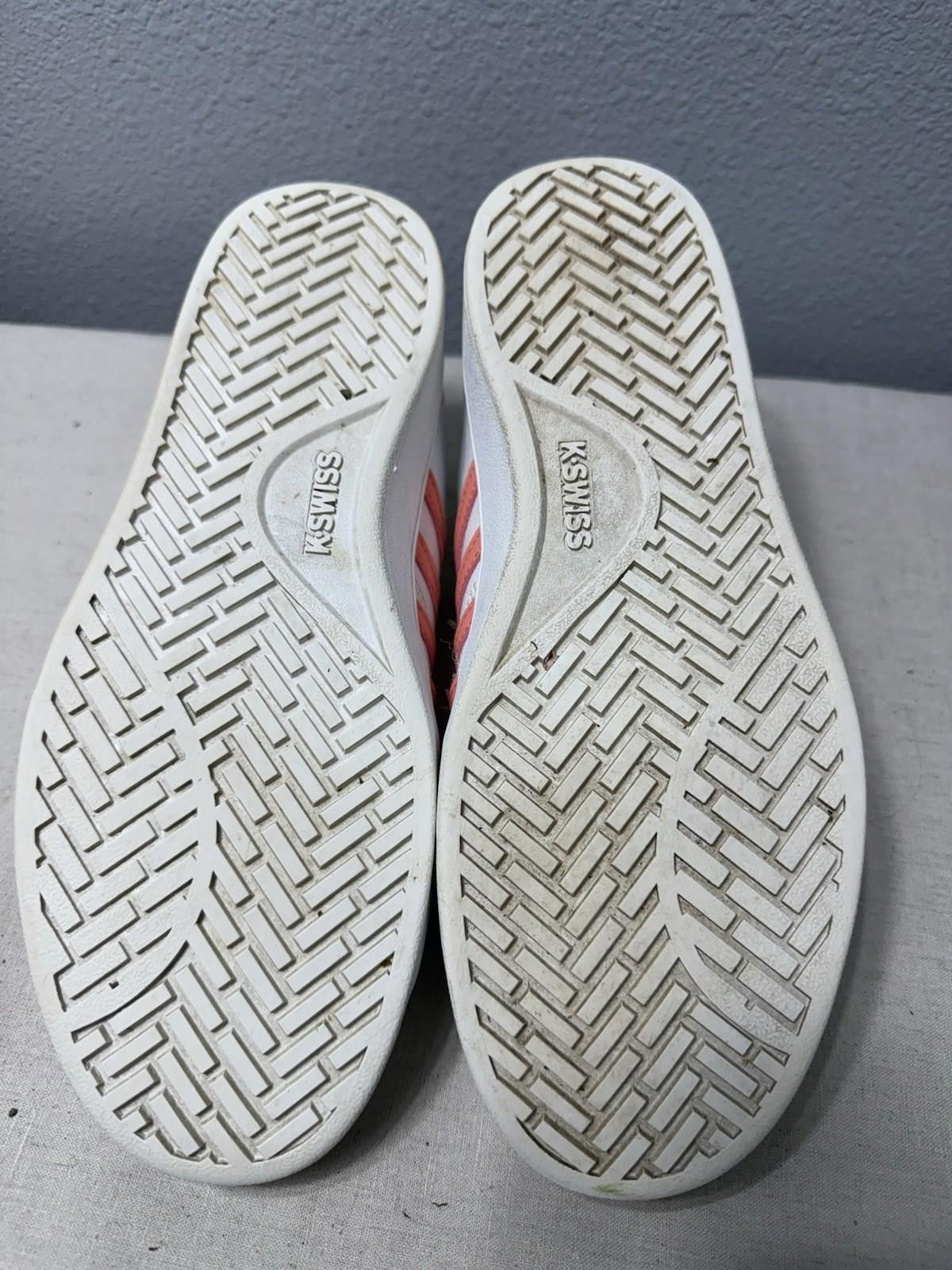 K-Swiss K-Swiss White and Red Classic Sneakers SZ 9 Size US 9 / IT 39 - 5 Thumbnail
