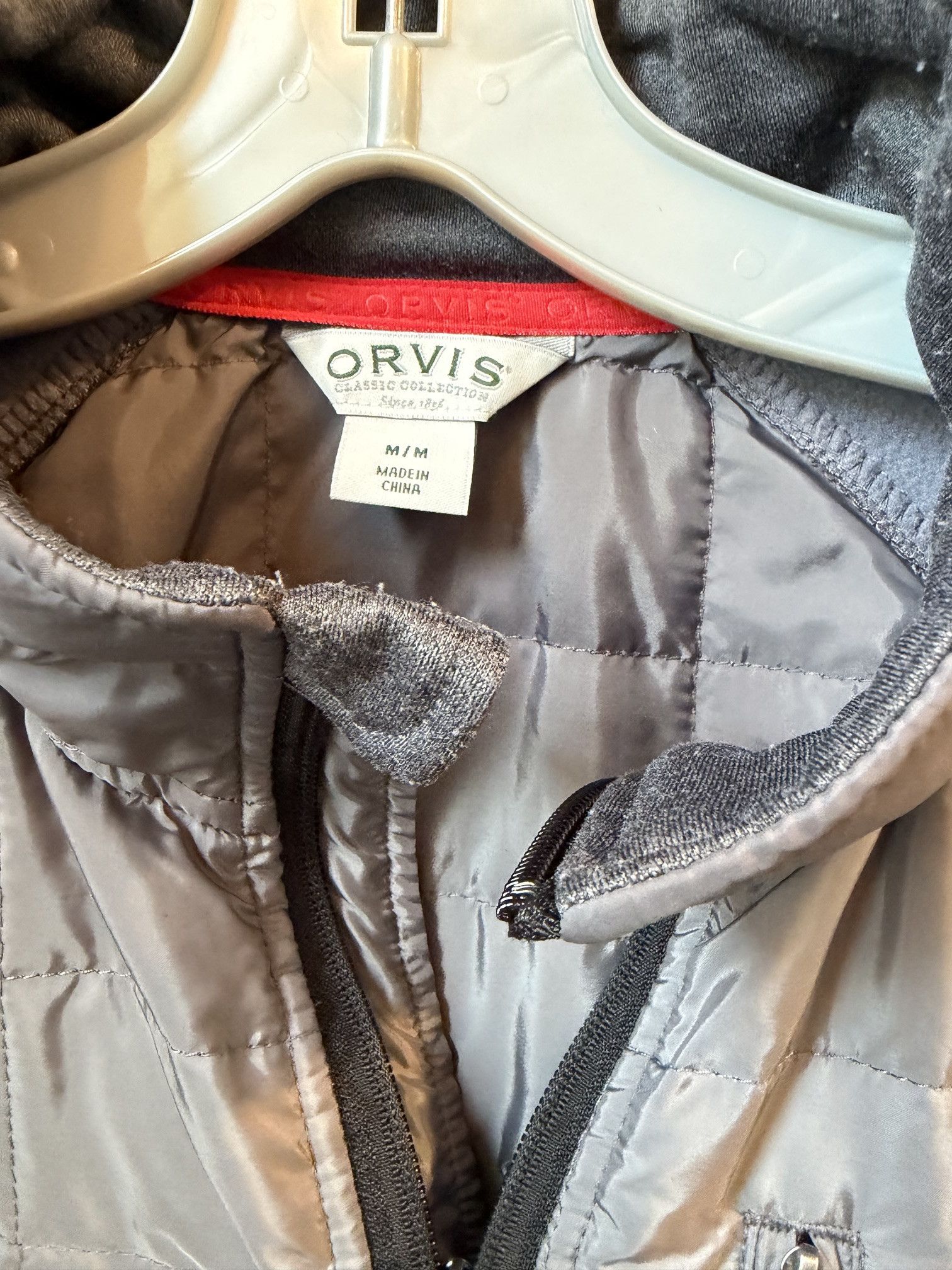 Orvis Orvis Hybrid Fleece Jacket Men’s M Gray Full Zip Insulated Size US M / EU 48-50 / 2 - 4 Thumbnail