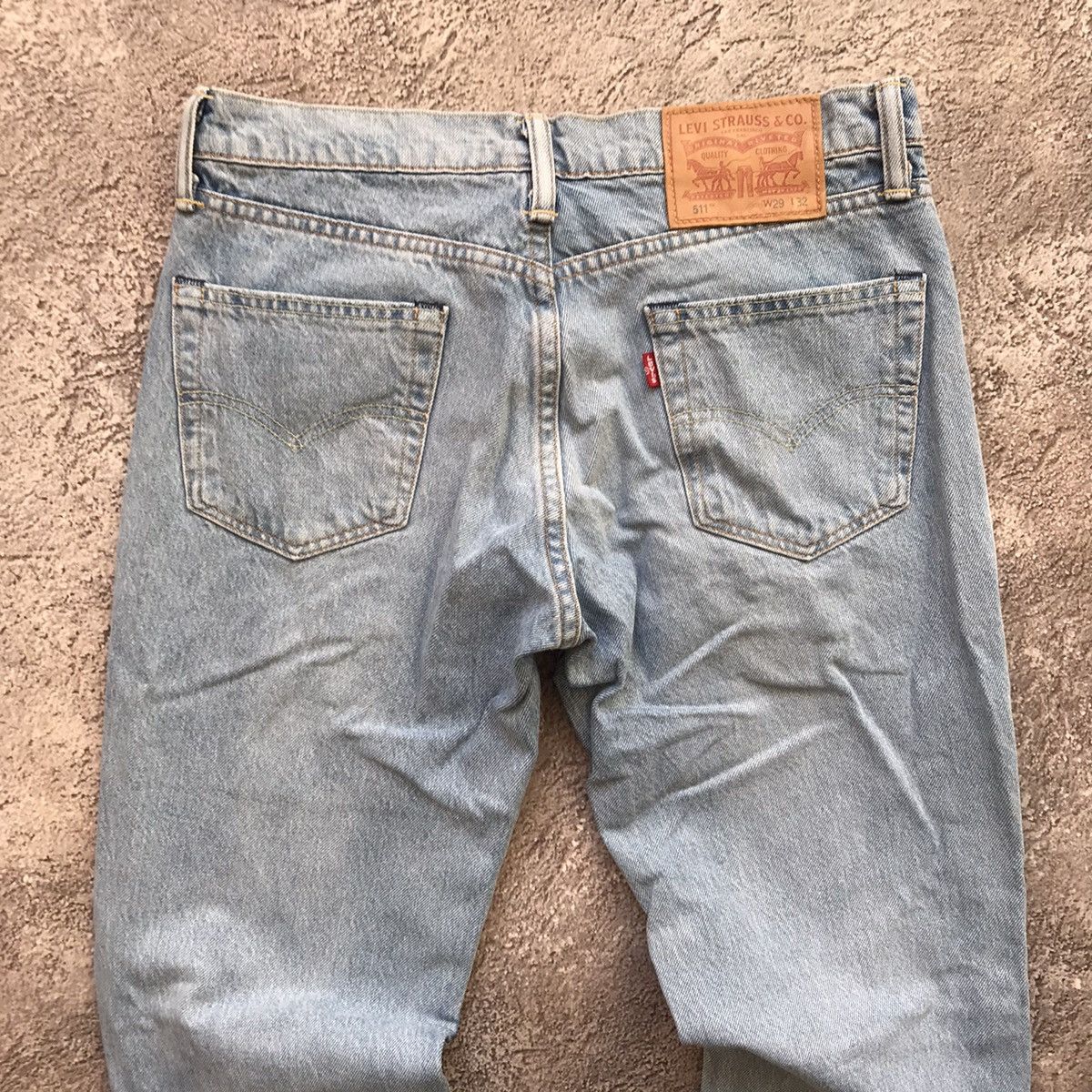 Vintage Vintage 90s Levis Baggy Distressed Faded Jeans Grunge 29 Size US 29 - 5 Thumbnail