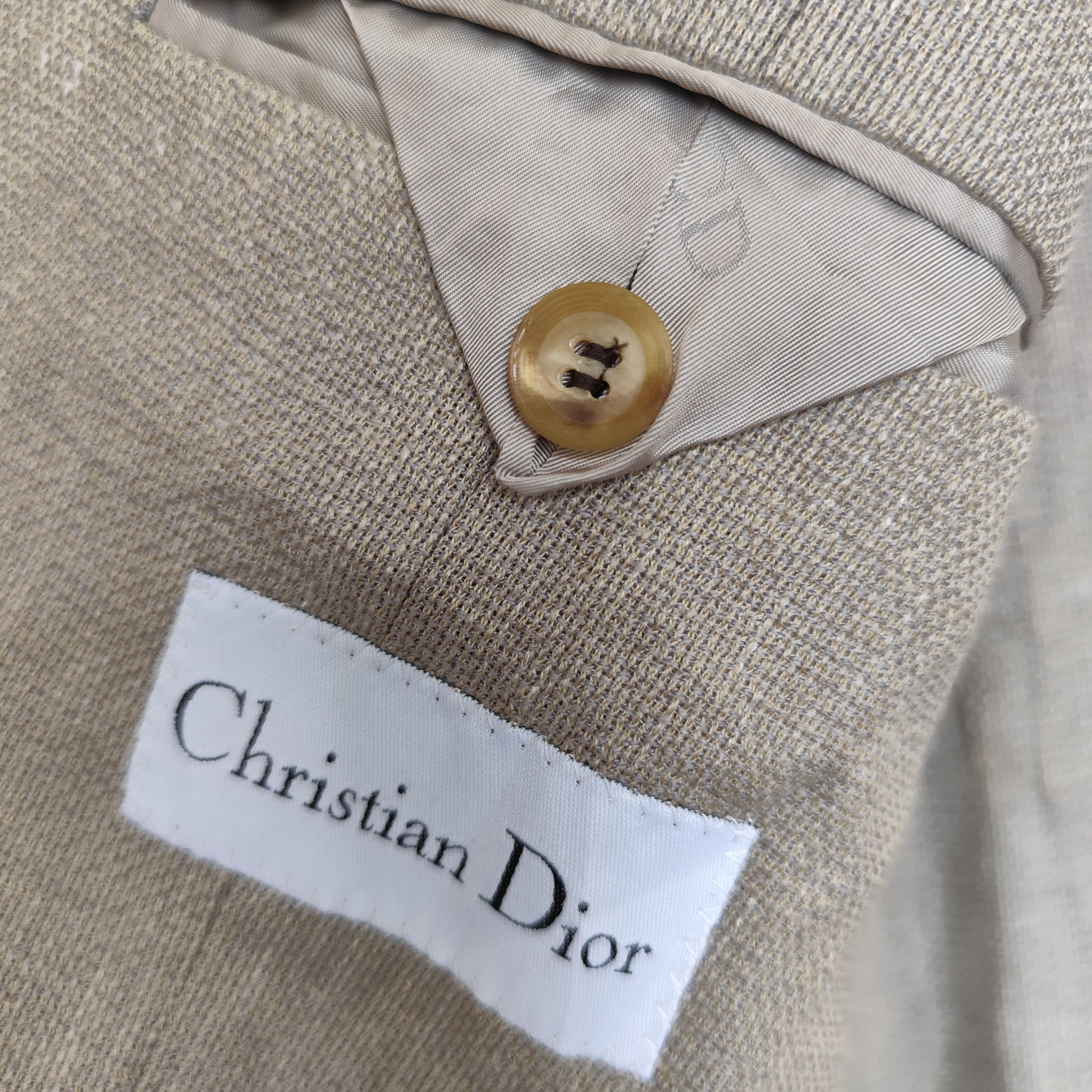 Christian Dior Monsieur 🇯🇵VINTAGE CHRISTIAN DIOR BLAZER MADE IN JAPAN SIZE LL Size 42L - 10 Thumbnail