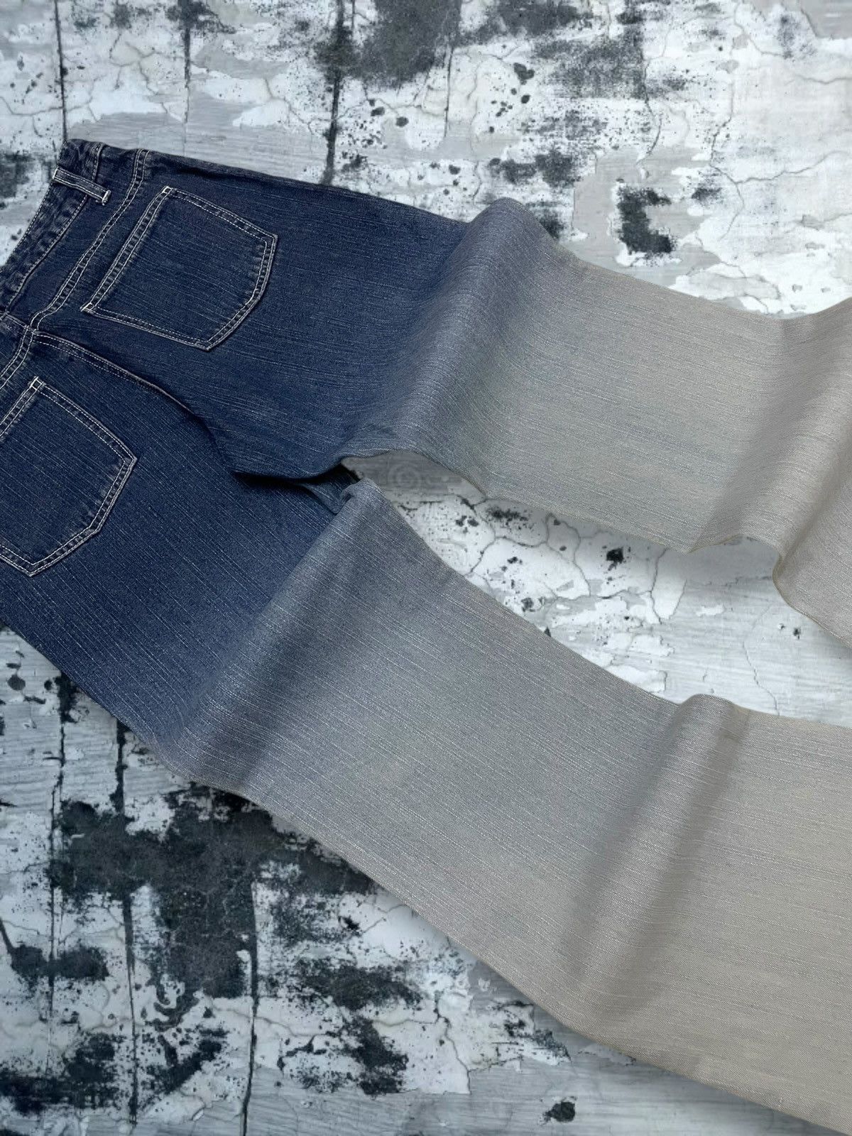 Japanese Brand Vintage 90s Japan Designer Design Flower Flared Summer Denim Size US 26 / EU 42 - 15 Thumbnail