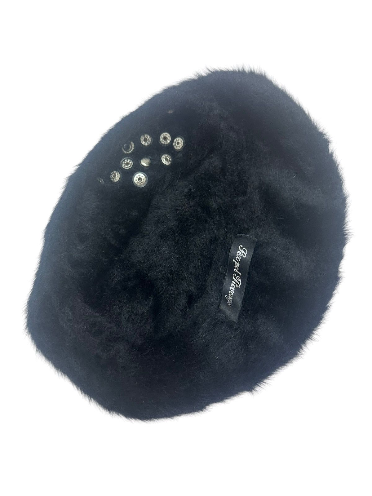 Japanese Brand × Vintage RARE ‼️ Punk Rock SEXPOT REVENGE Mohair Fur Cap Size ONE SIZE - 5 Thumbnail