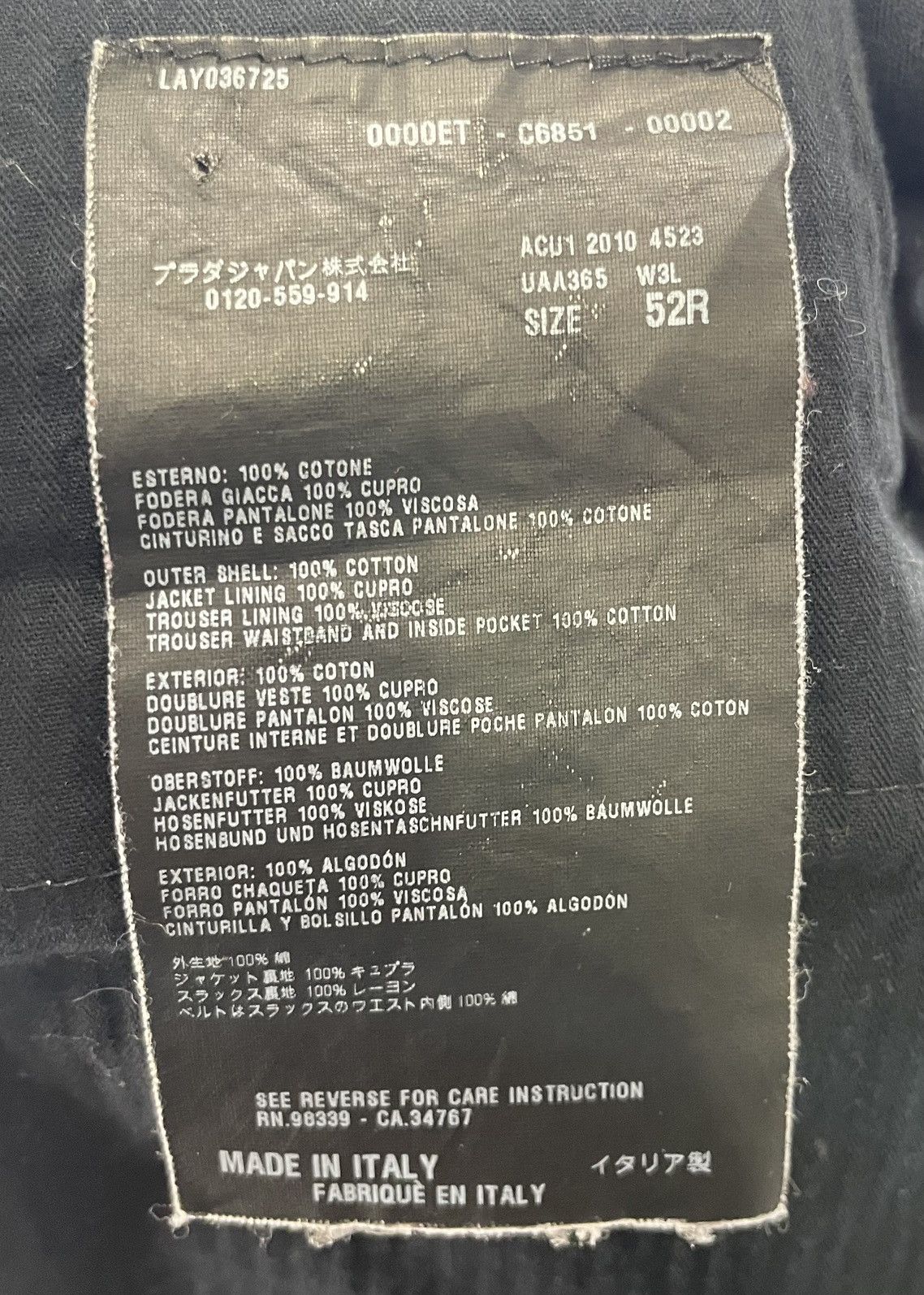 Prada Prada Pants Mens Khakis Size US 30 / EU 46 - 9 Thumbnail