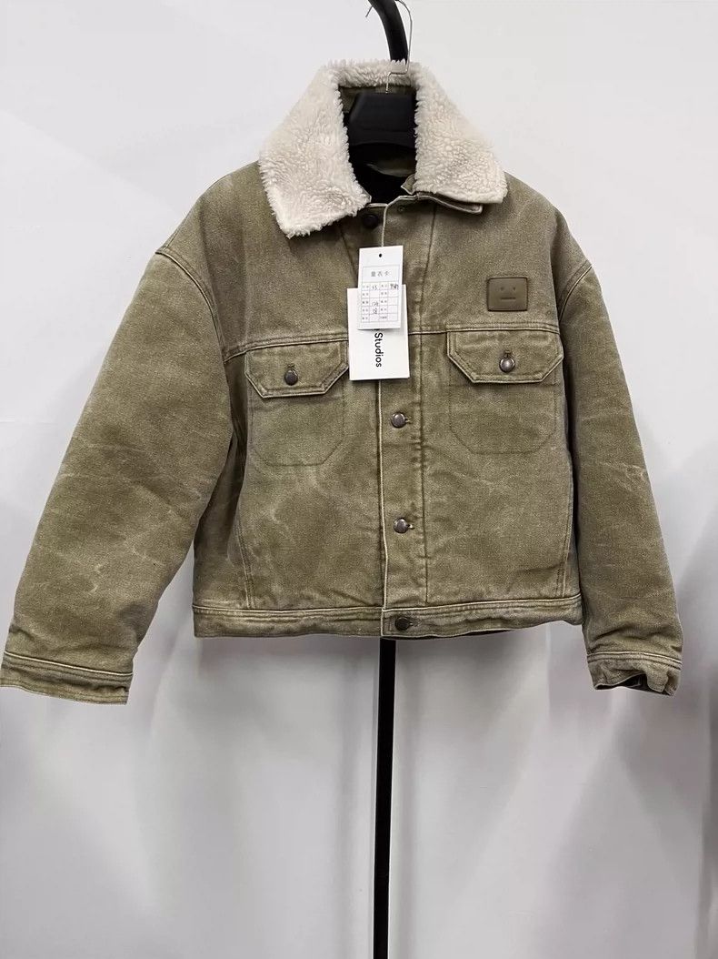 Acne Studios Acne Studios SS23 Face Single-Breasted Loose Coat with Deta Size US XS / EU 42 / 0 - 1 Thumbnail