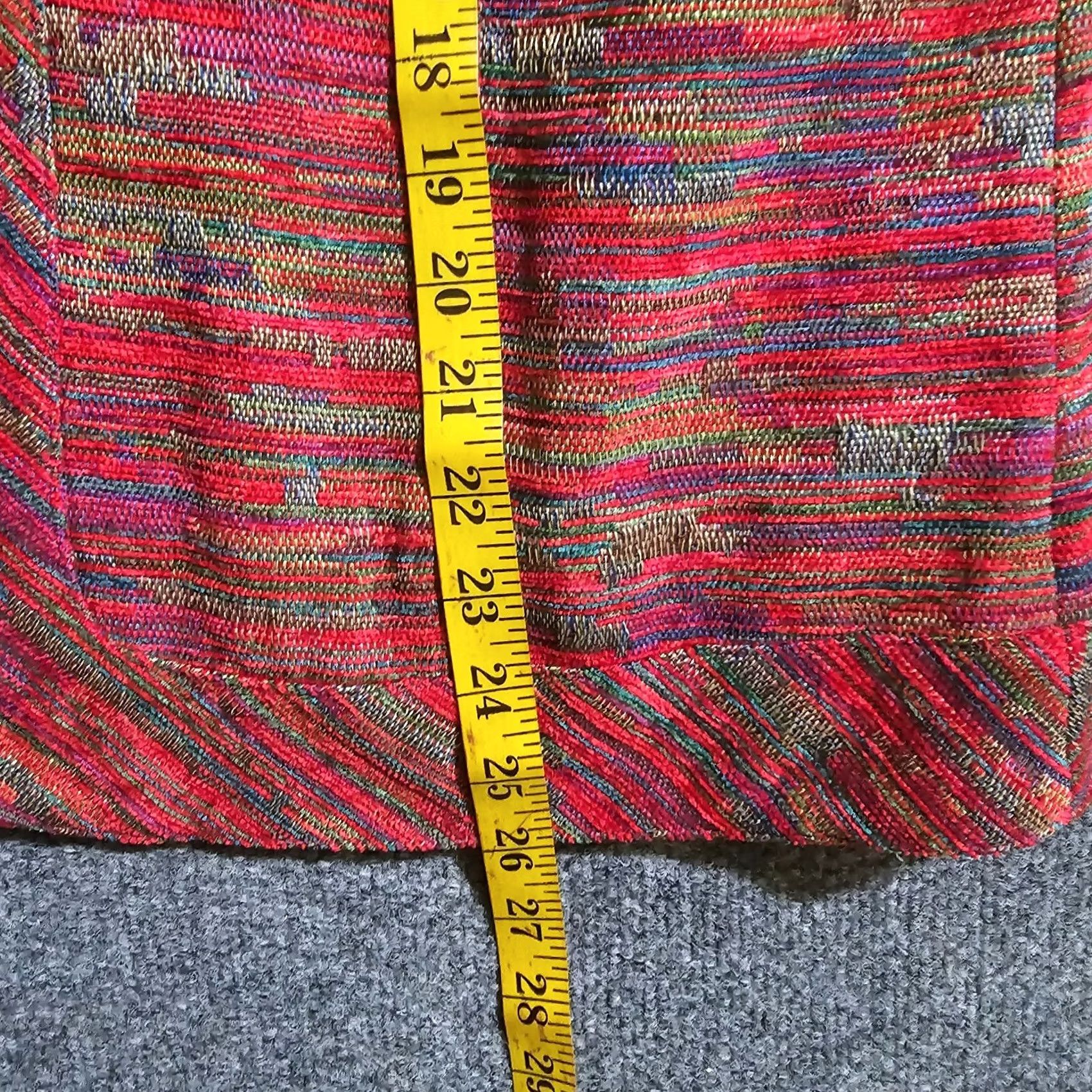 Coldwater Creek Coldwater Creek Blazer Shirt Womens Large Red Tweed Open Long Sleeve Career Jacket/Coat Mid-Length Size L / US 10 / IT 46 - 6 Thumbnail