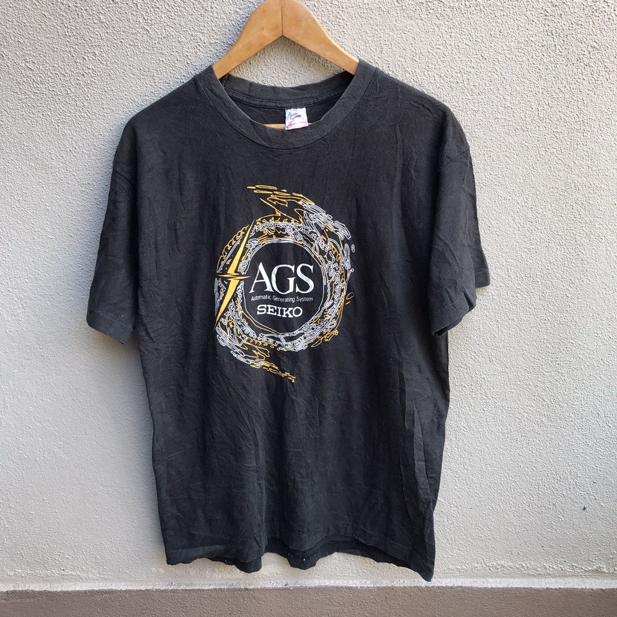 Seiko × Vintage Vintage SEIKO AGS watch promo tee Size US L / EU 52-54 / 3 - 1 Thumbnail