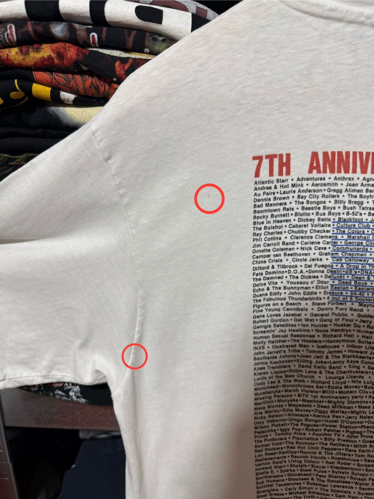 Vintage Vintange RITZ NYC CLUB 7TH ANNIVERSARY Celebration T-Shirt Size US XL / EU 56 / 4 - 10 Thumbnail