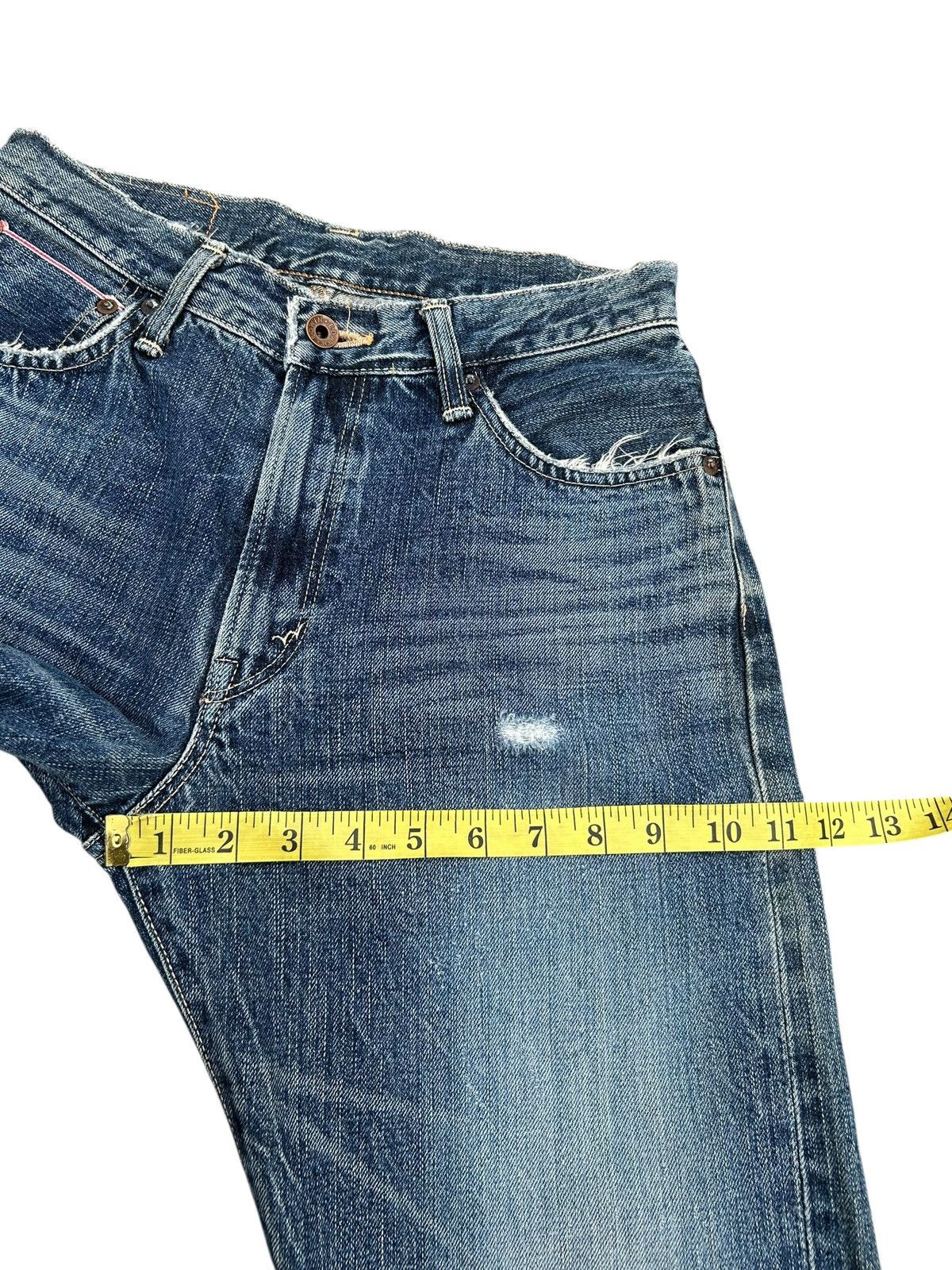Kapital Vintage Edwin 505s Selvedge Distressed Denim Jeans Size US 28 / EU 44 - 18 Thumbnail