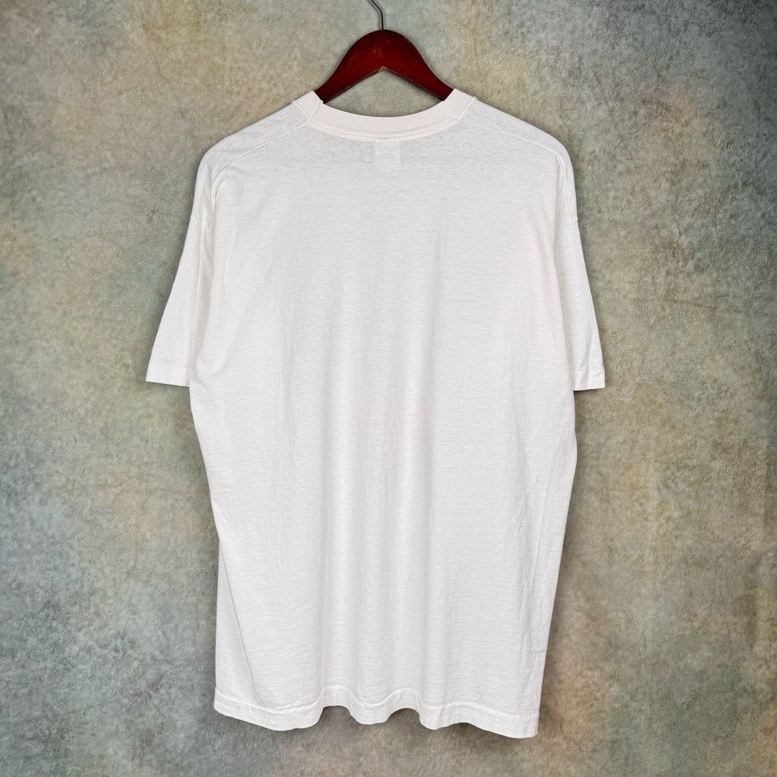 Ford × Fruit Of The Loom × Vintage VTG 90s Ford F-100 Truck T Shirt Sz XL White Retro Cars Size US XL / EU 56 / 4 - 7 Thumbnail