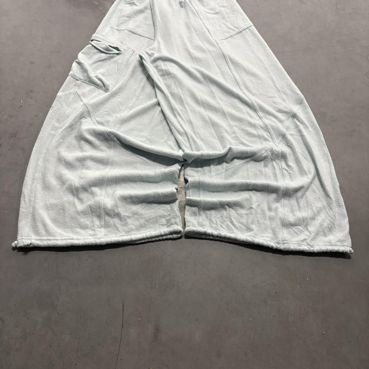 Vintage Crazy Vintage Y2K/2000s Super Baggy Wideleg Baby Blue Loungewear Sweatpants! Size US 30 / EU 46 - 4 Thumbnail