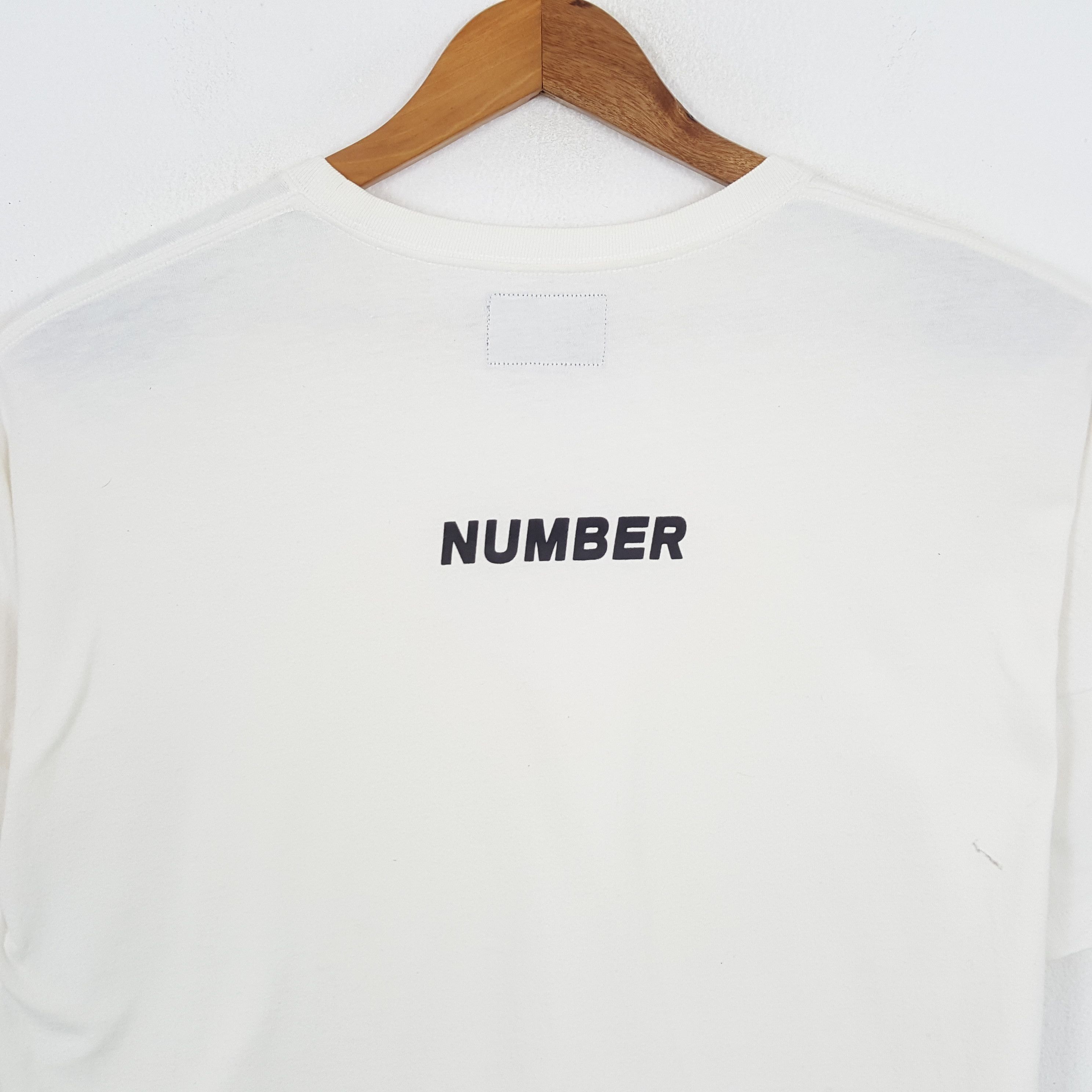 Japanese Brand × Number (N)ine × Vintage Vintage NUMBER (N)INE Japanese Fashion Brand T-Shirts Size US XL / EU 56 / 4 - 4 Thumbnail
