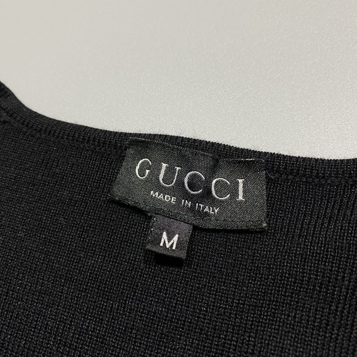 Gucci SS1997 Wool Silk Cashmere Blend Knit Top Cardigan Size M / US 6-8 / IT 42-44 - 6 Thumbnail