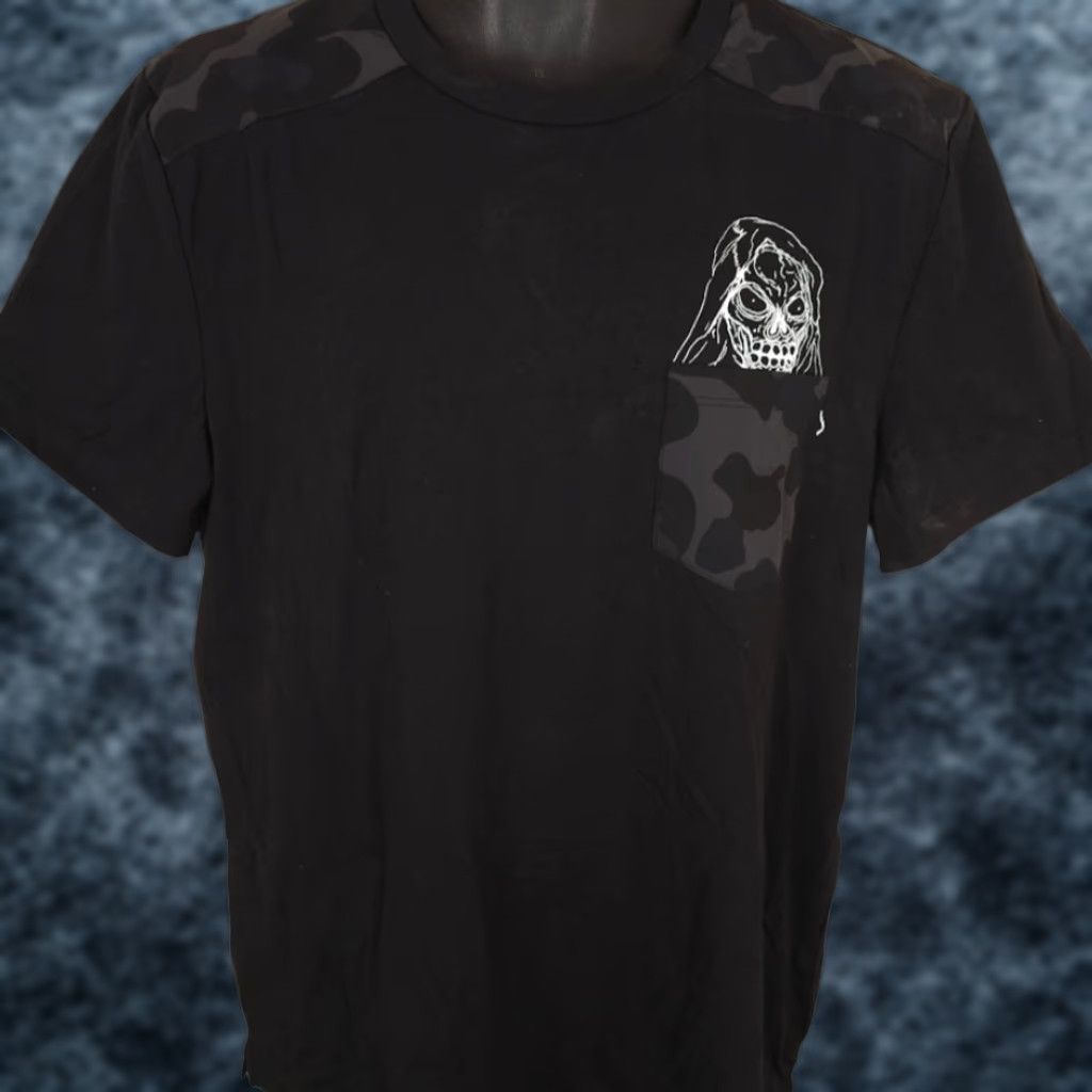 Forever 21 VINTAGE Sake Forever T Shirt Mens Large Black Skull Grim Reaper Jack Phoenix USA Shirt Mens Large Black Skull Grim Reaper Jack Phoenix USA Size US L / EU 52-54 / 3 - 1 Thumbnail