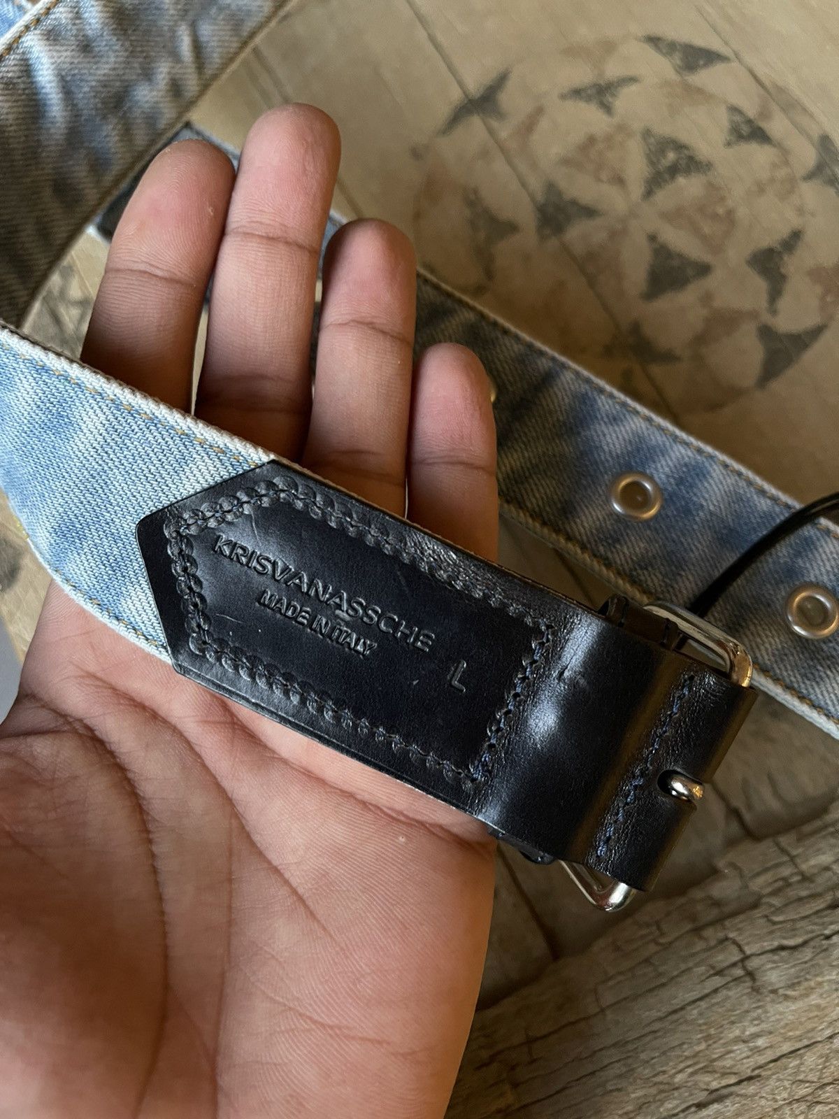 Kris Van Assche Kris Van Assche Spring 2015 Leather And Jeans Belt Size 30 - 7 Thumbnail