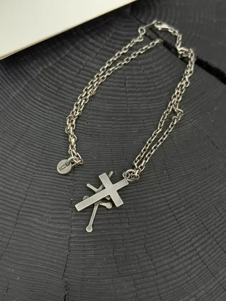 アクセサリー undercover necklace Undercover Undercover 02AW Multi Cross 925 Silver Necklace-2505