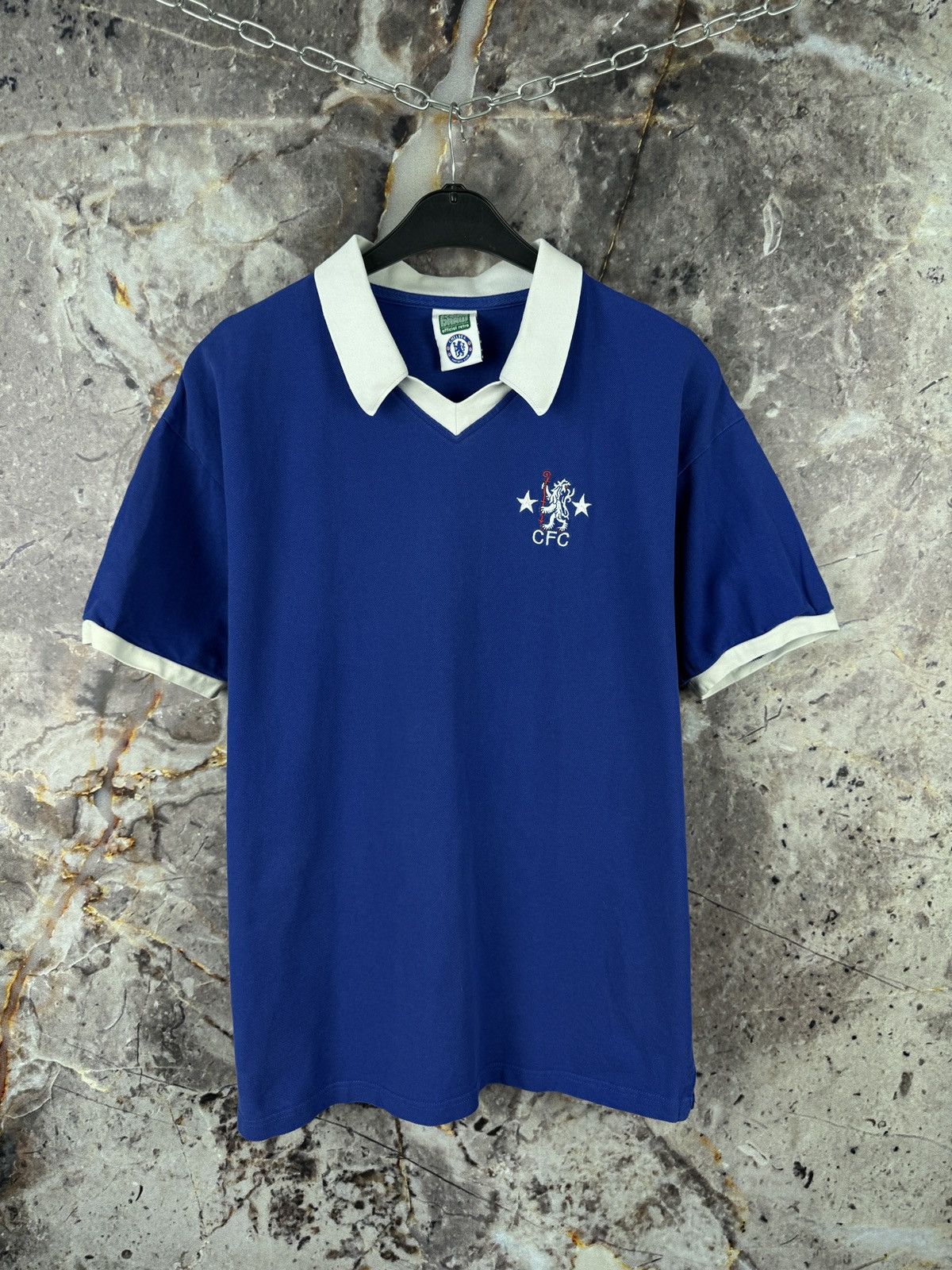Chelsea Soccer Men’s Score Draw Polo Shirt Chelsea FC Jersey Size XXL Size US XXL / EU 58 / 5 - 1 Thumbnail