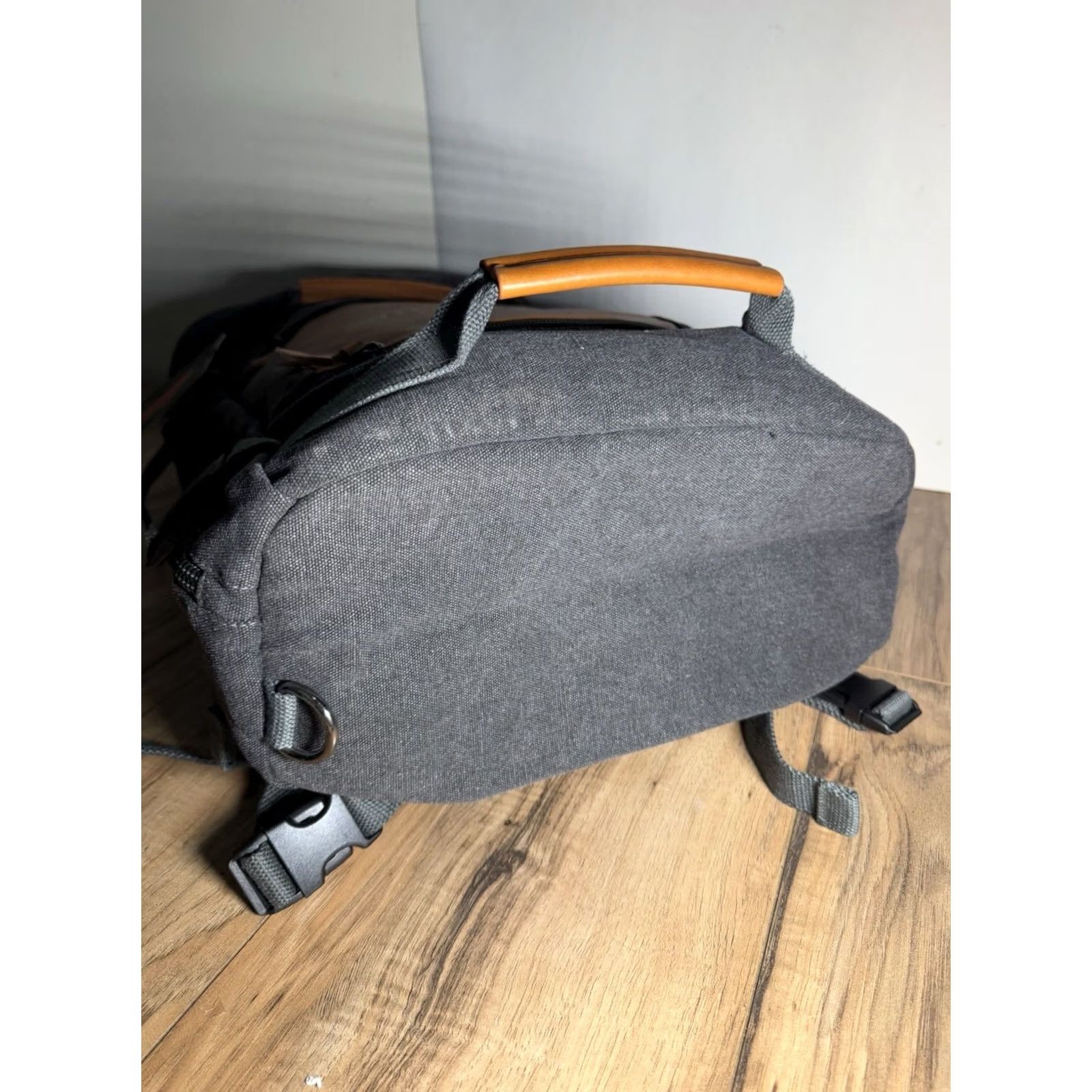 Vintage Witzman Backpack Charcoal Canvas Travel Backpack Large Men Laptop Sleeve/Protection Rucksack Duffel Bag Size ONE SIZE - 6 Thumbnail