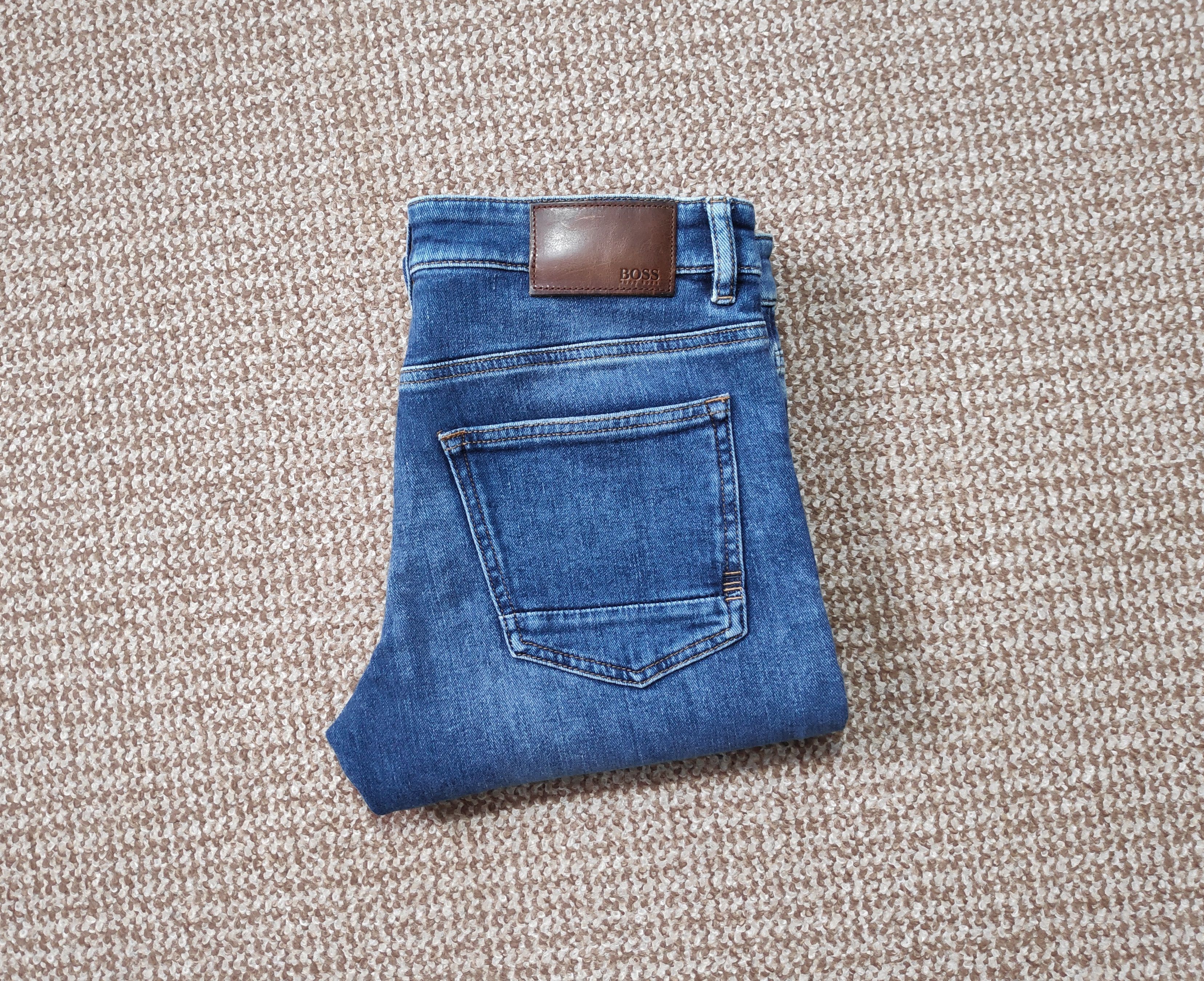 Hugo Boss Hugo Boss 020 Delaware Slim Fit Soft Knit Denim Jeans sz W32 Size US 32 / EU 48 - 5 Thumbnail