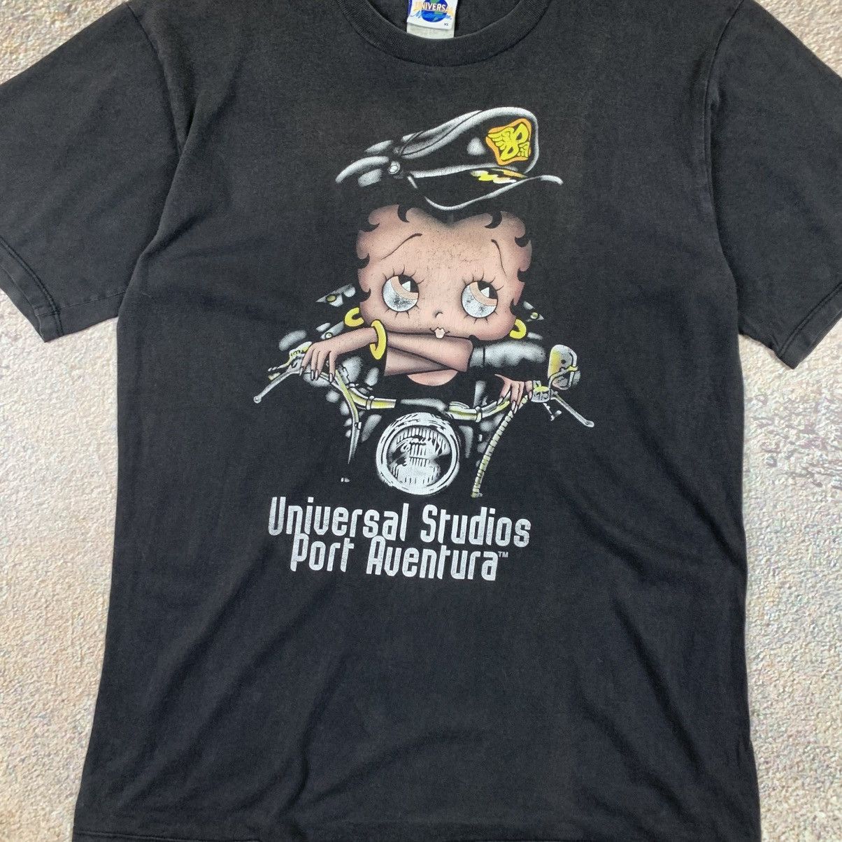 Universal Studios Vintage 90s Betty Boop Universal studios Black Faded T Shirt Size US L / EU 52-54 / 3 - 2 Thumbnail