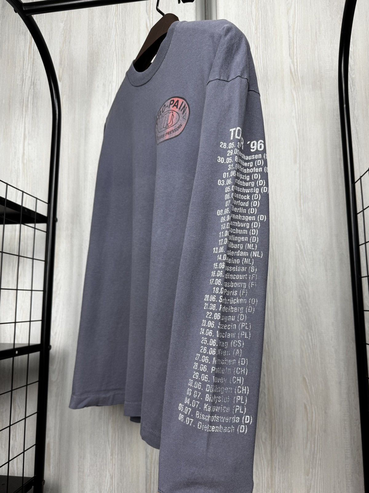Fruit Of The Loom Vintage Pro Pain Contents Under Pressure Tour 1996 90s Tee Size US XL / EU 56 / 4 - 7 Thumbnail