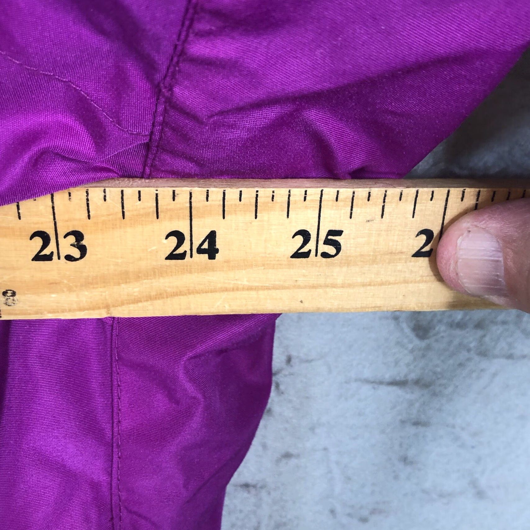 Vintage VINTAGE Columbia Jacket Womens Large Purple Windbreaker Neon Radial Sleeve Coat Size L / US 10 / IT 46 - 4 Thumbnail