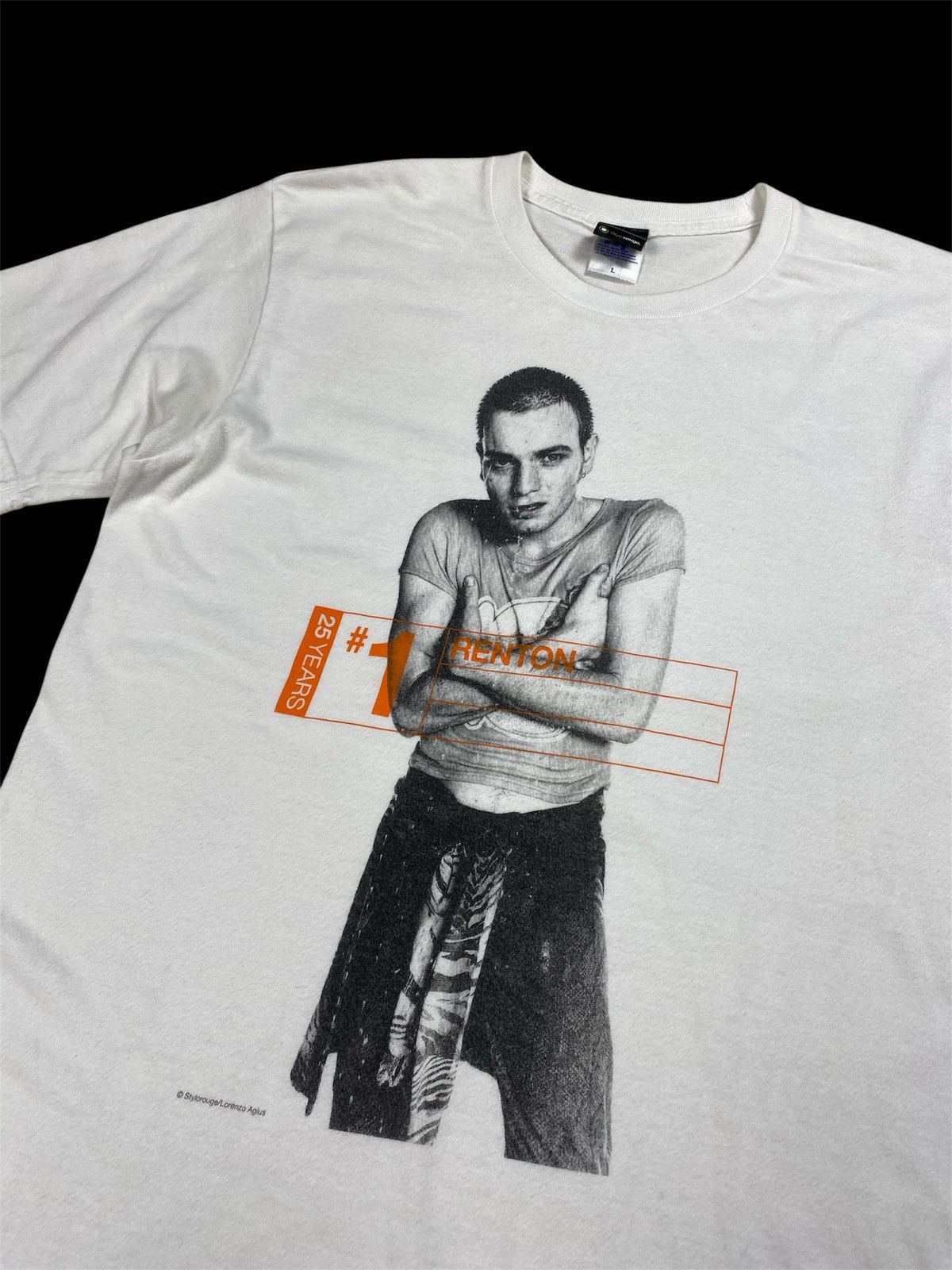 Vintage Trainspotting Renton Movie T-Shirt Size US M / EU 48-50 / 2 - 3 Thumbnail