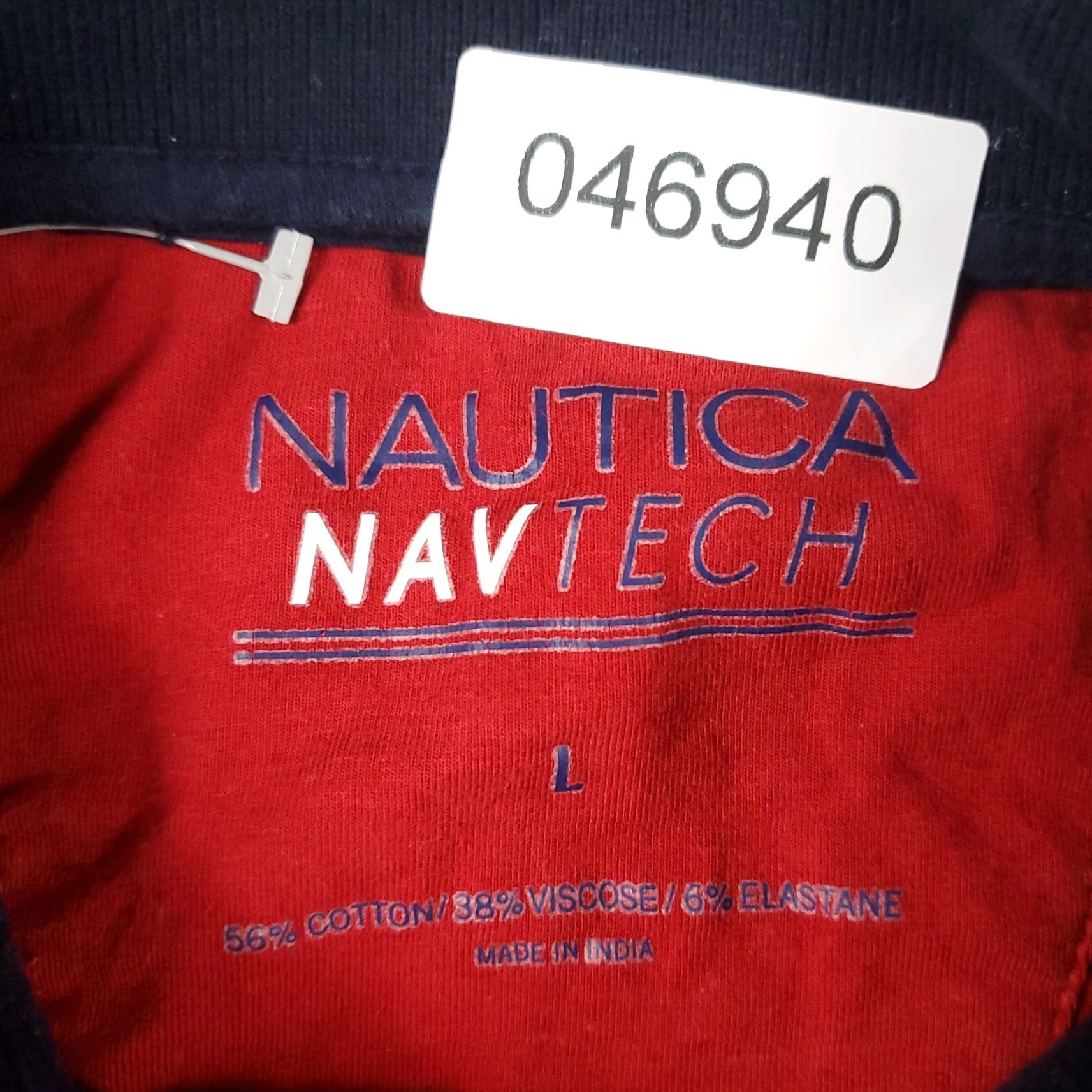 Nautica Nautica Polo Shirt Mens Large Red Casual Short Sleeve Adult Polo Shirt Mens Large Red Cotton Blend Button Collar Logo Classic Nautica Sports Theme Men Size US L / EU 52-54 / 3 - 6 Thumbnail