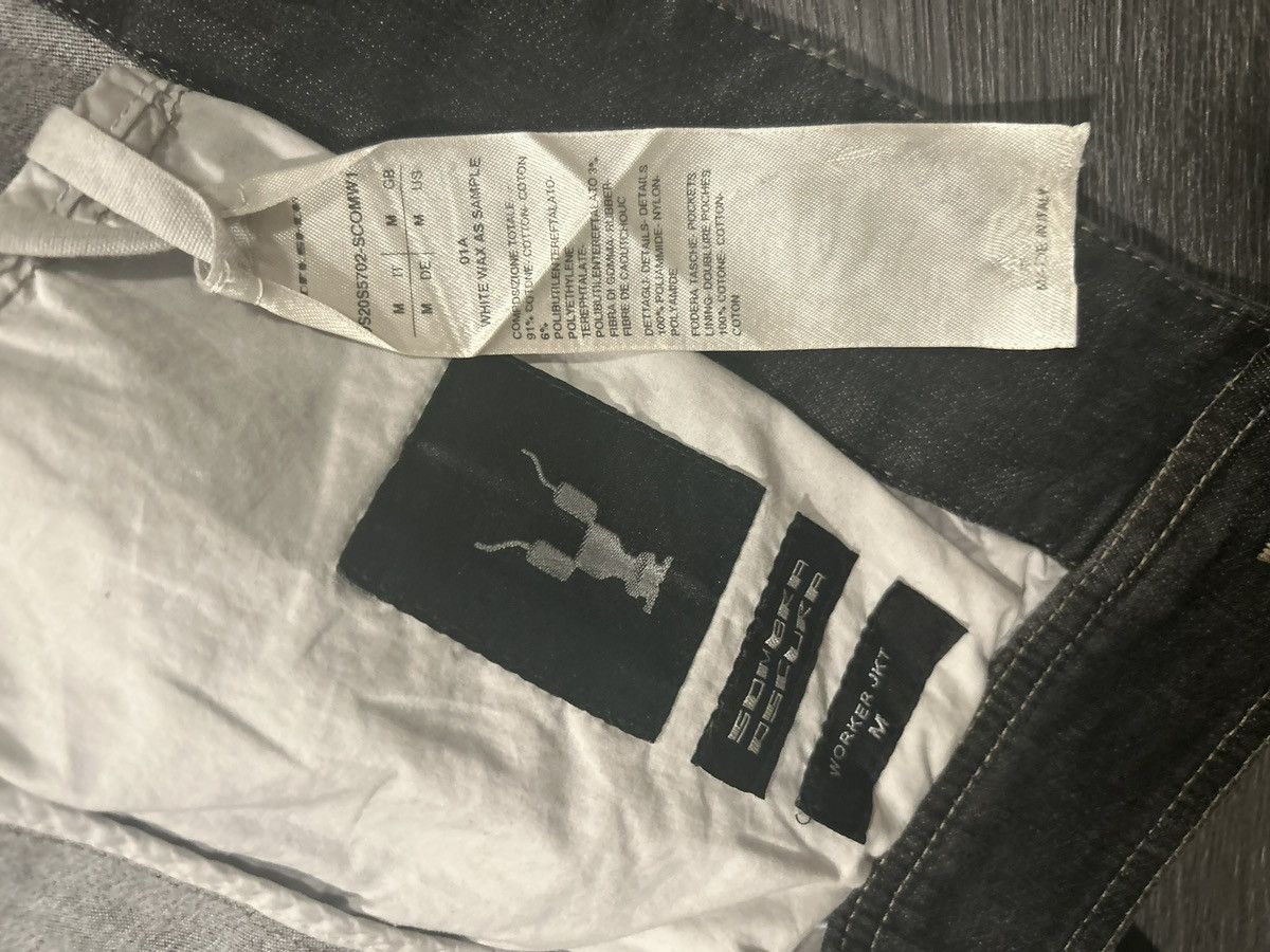 Rick Owens × DRKSHDW Panel Painted Panel Denim Jacket Size US M / EU 48-50 / 2 - 7 Thumbnail