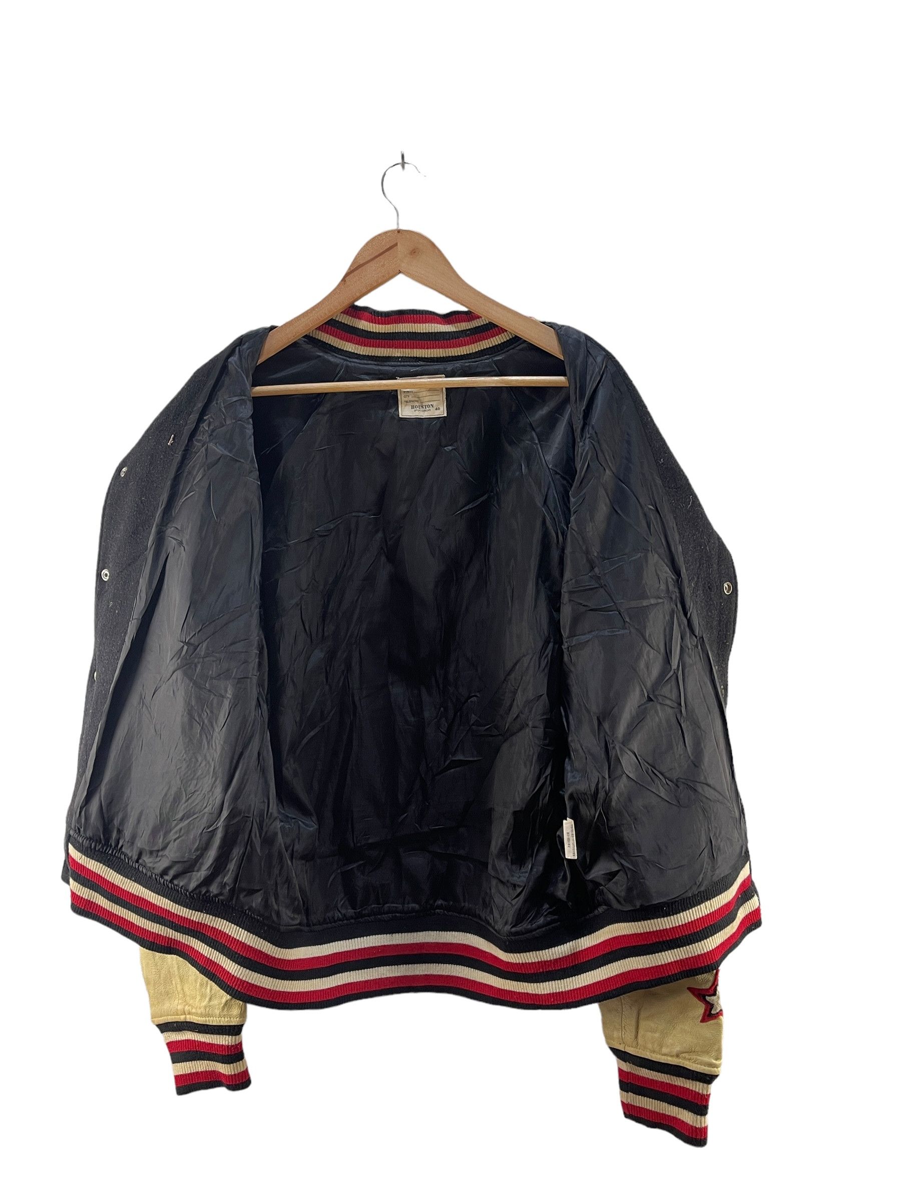 Other Vintage Houston Sportswear Eastern Maine Varsity Jacket Size US L / EU 52-54 / 3 - 3 Thumbnail