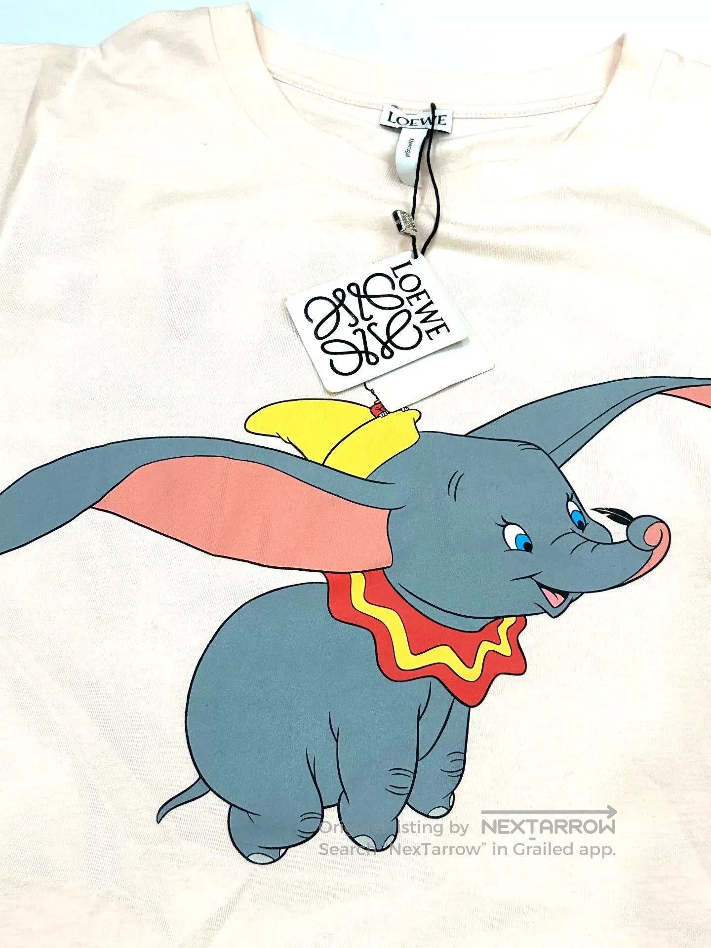 Loewe Loewe Pink Dumbo Print Short Sleeve T-shirt. Size US S / EU 44-46 / 1 - 2 Thumbnail