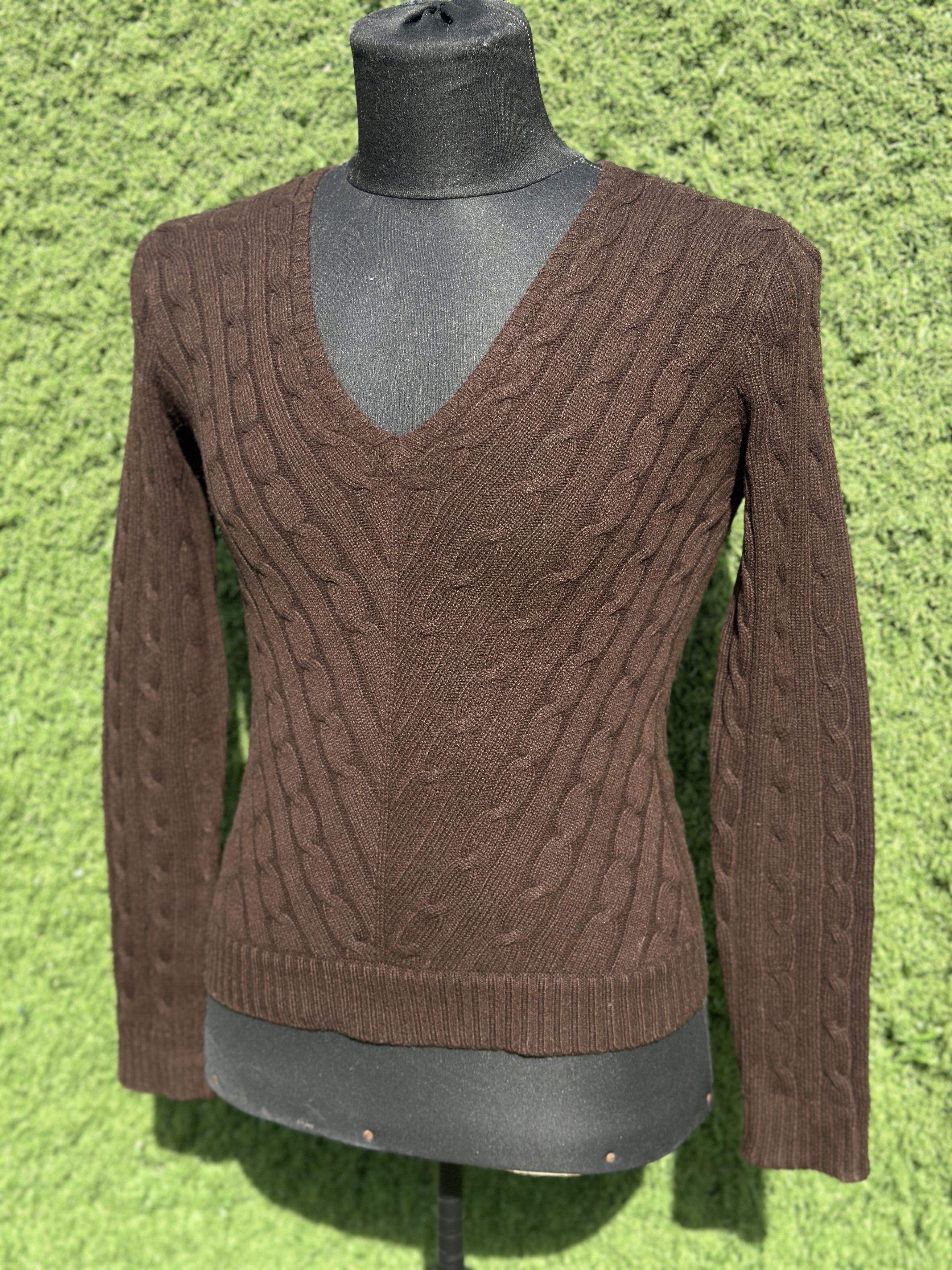 Ralph Lauren Black Label Ralph Lauren Black Label Cashmere Knit V Neck Sweater Slim M Size M / US 6-8 / IT 42-44 - 5 Thumbnail