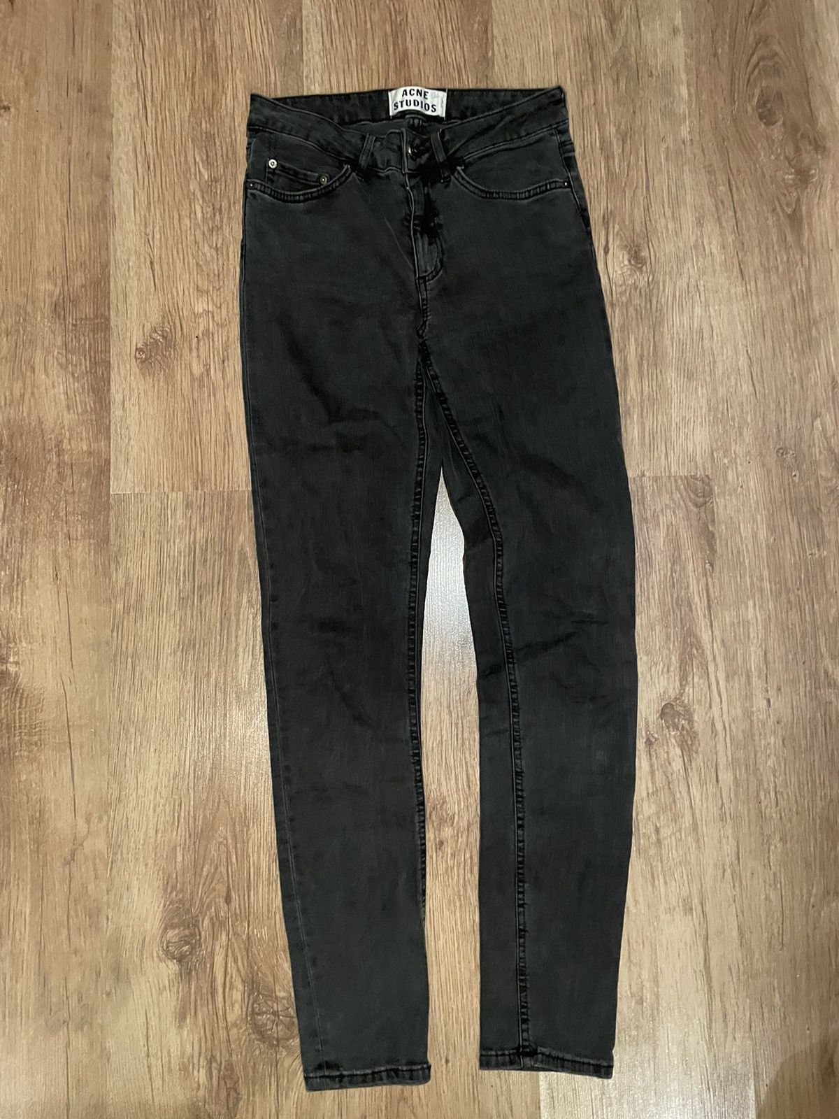 Acne Studios × Designer × Vintage Vintage Skinny Jeans Acne Studious Denim Washed Y2k Size 25" / US 0 / IT 36 - 1 Thumbnail