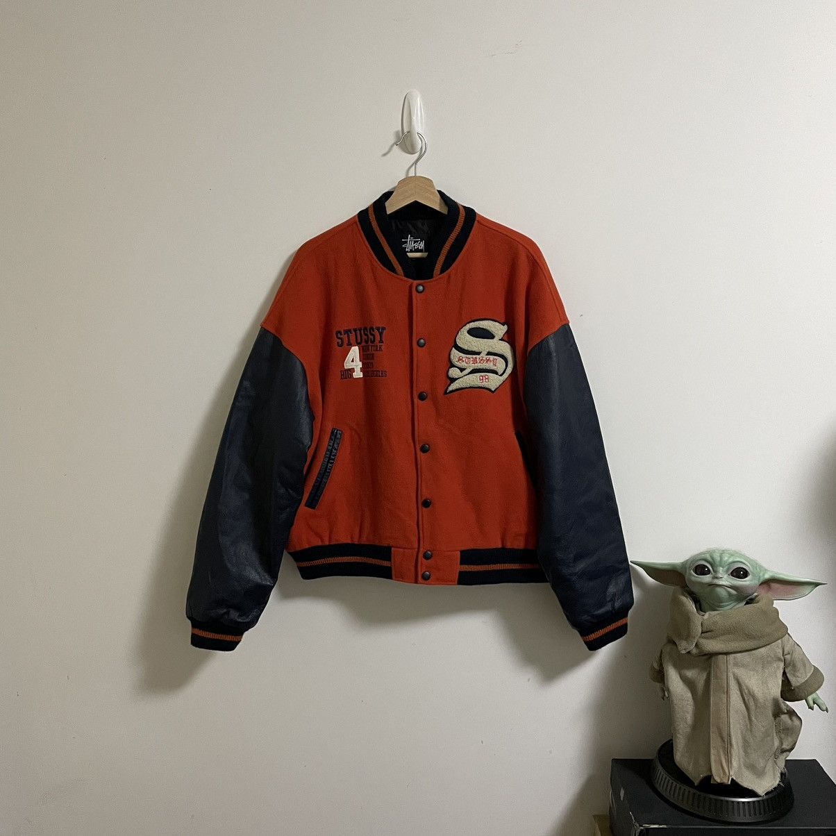 Stussy stussy big4 varsity jacket Size US L / EU 52-54 / 3 - 1 Thumbnail